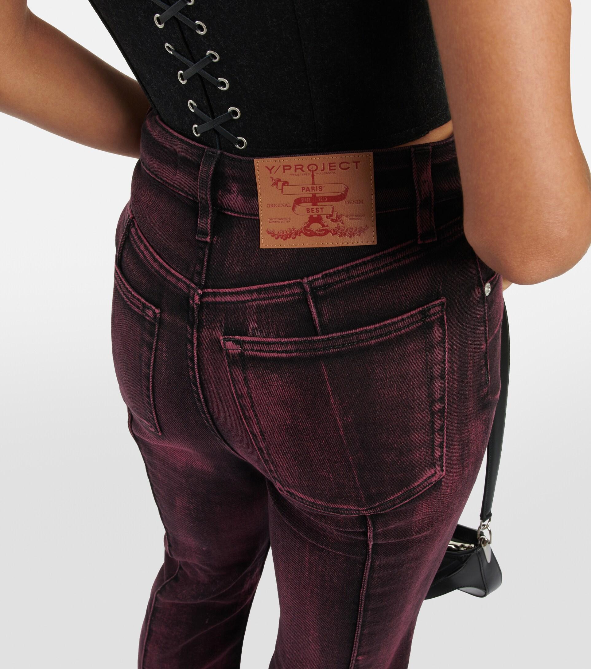 Y. Project Classic Trumpet Flared Jeans in Purple | Lyst