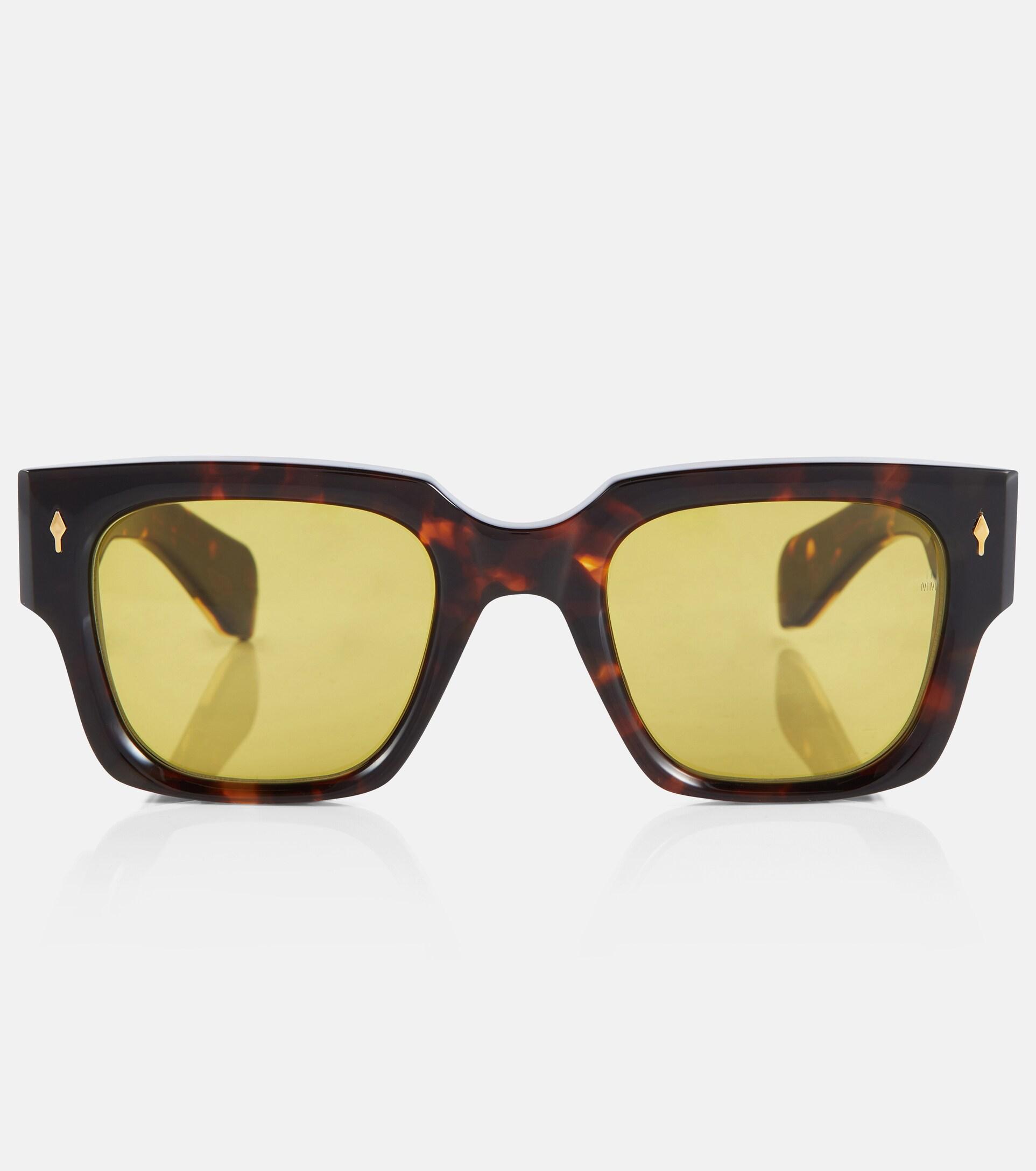 Jacques Marie Mage Enzo Oversized Rectangular Sunglasses in Brown Lyst