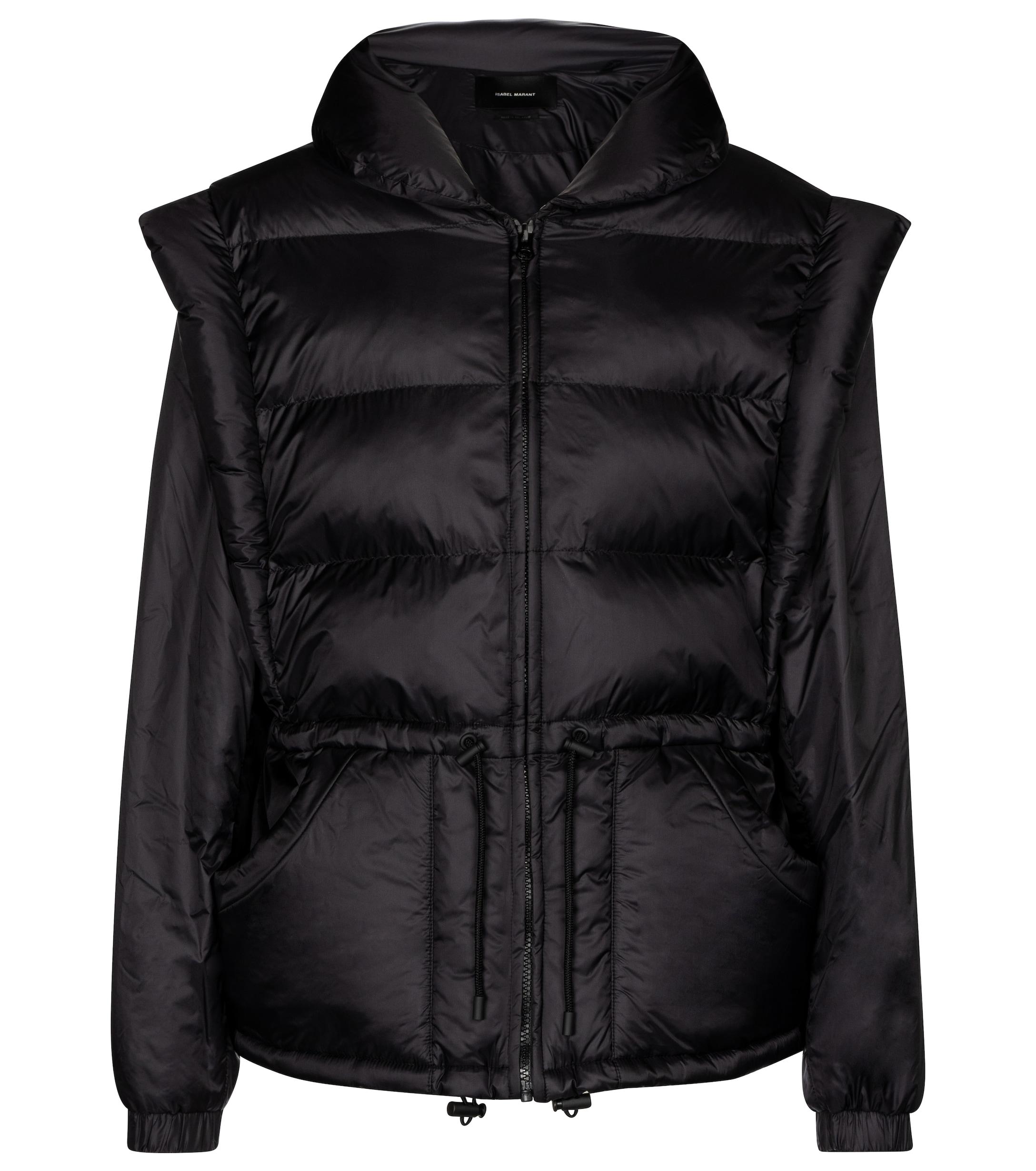 Isabel Marant Darsha Puffer Jacket in Black | Lyst