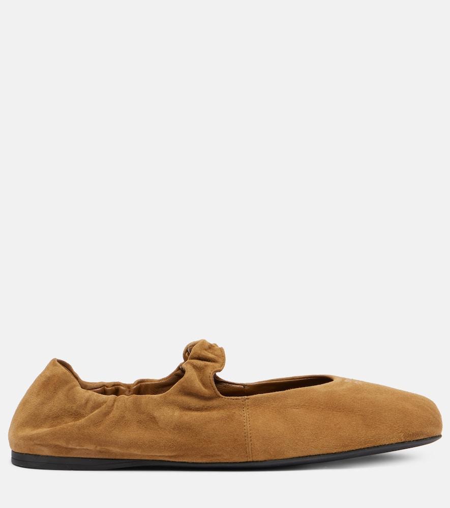 フラットシューズ MIU MIU FLATS Miu Miu スタッズ フラットシューズ | ブラック | FARFETCH JP