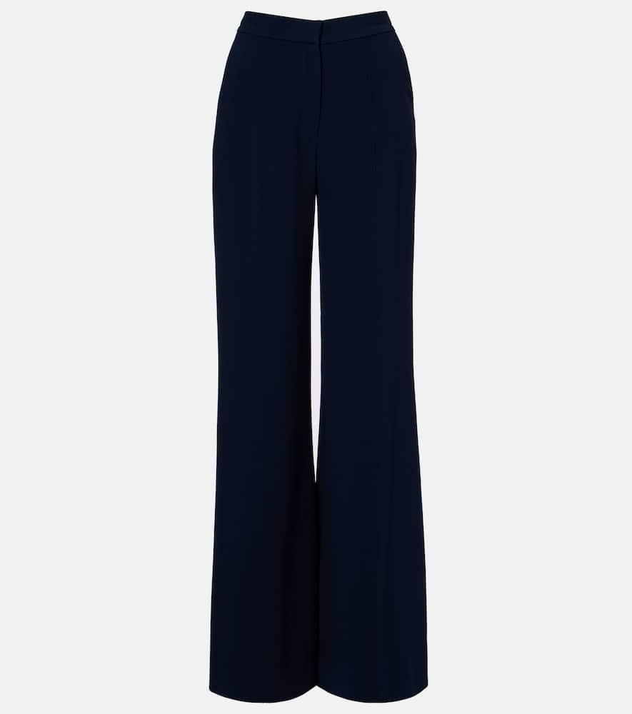 パンツ ELIE SAAB WIDE-LEG TROUSERS IN CREPE DE CHINE Elie Saab Wide-leg and palazzo pants for Women | Online Sale