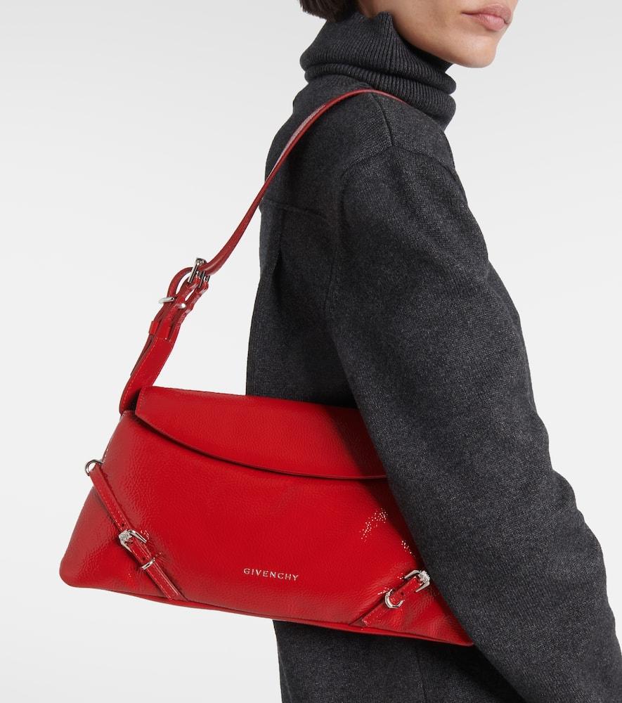 Givenchy P'Tit Voyou Small Leather Shoulder Bag in Red | Lyst