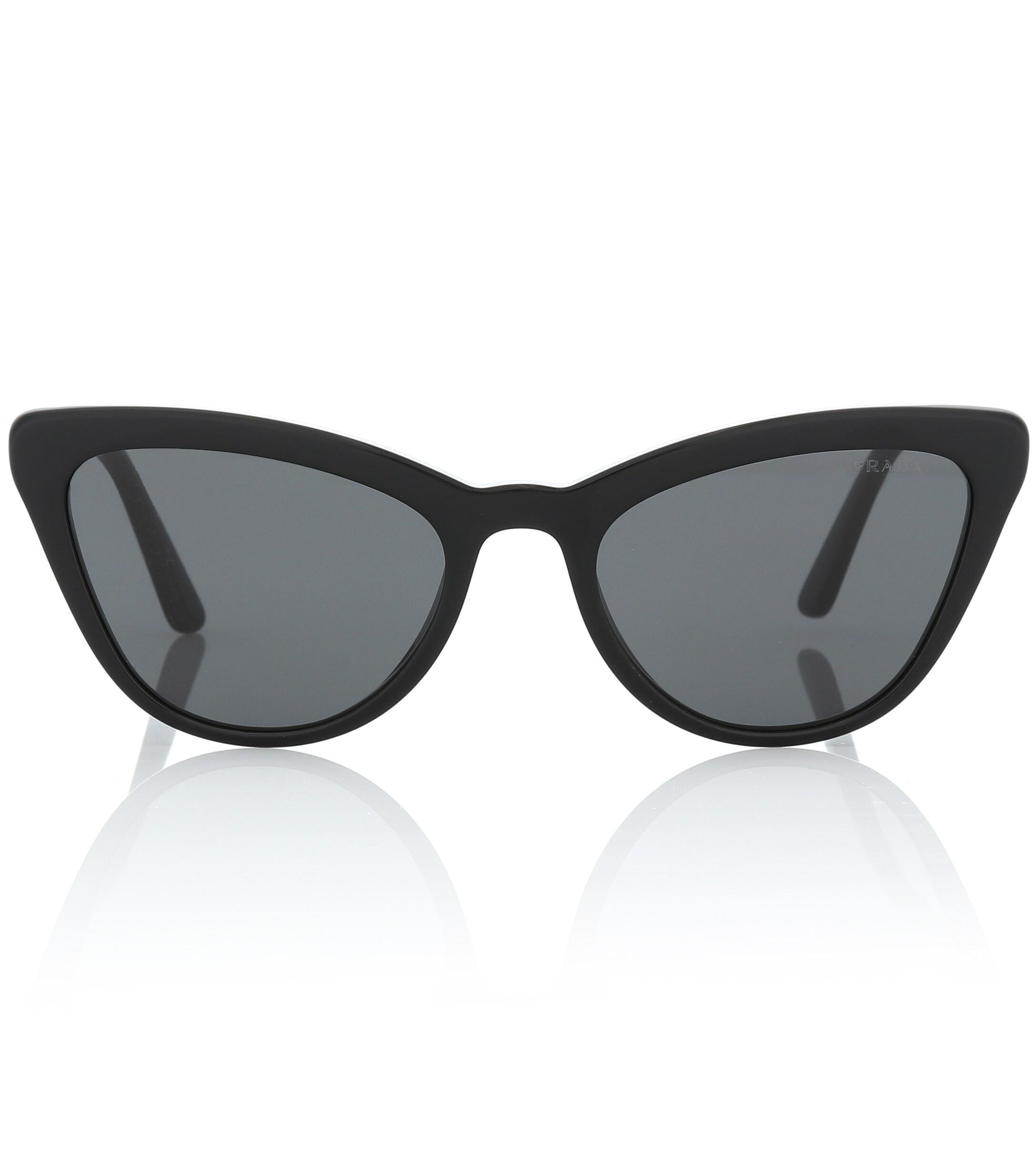 Prada Ultravox Cateye Sunglasses in Black Lyst