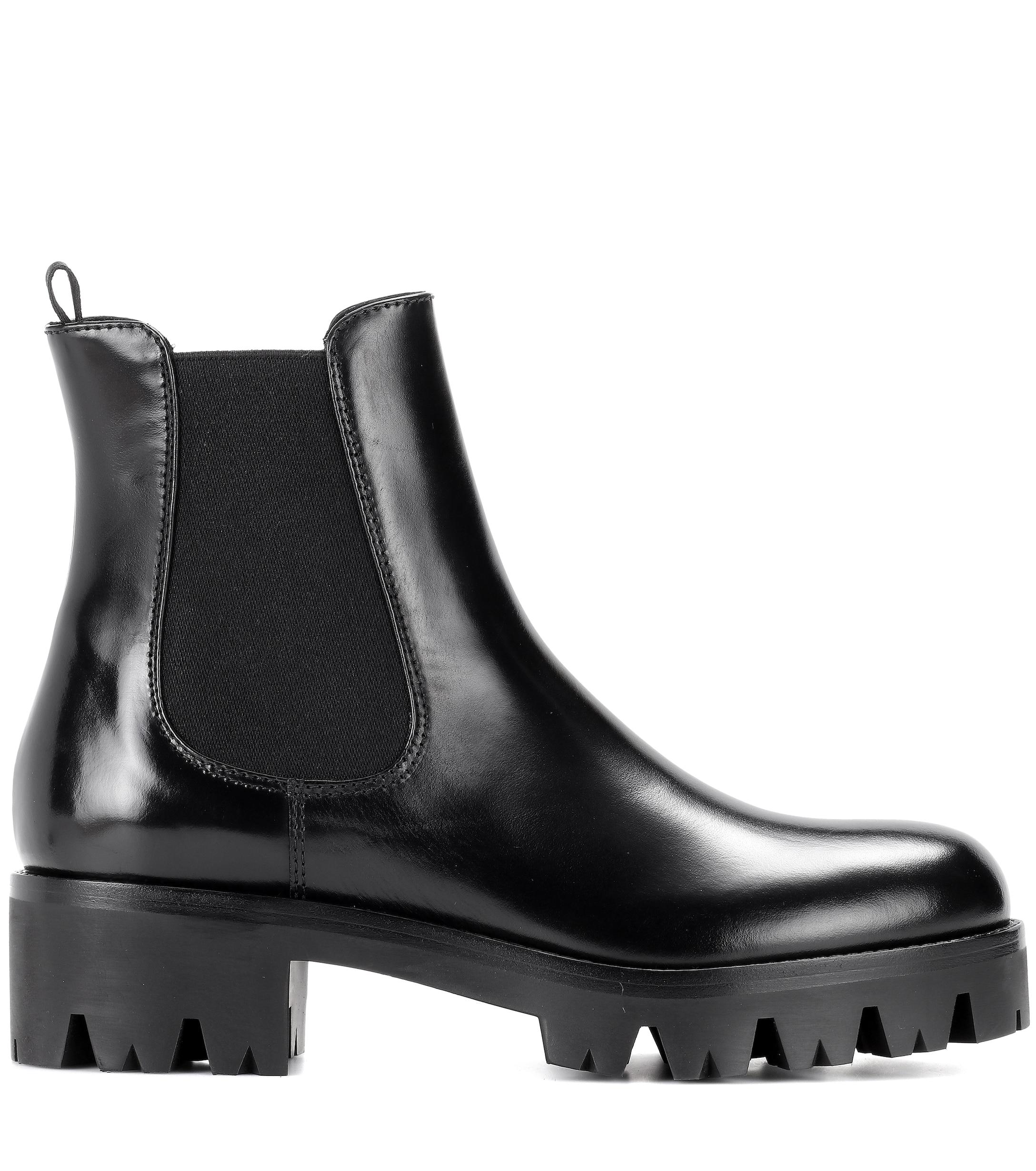 womens prada chelsea boots