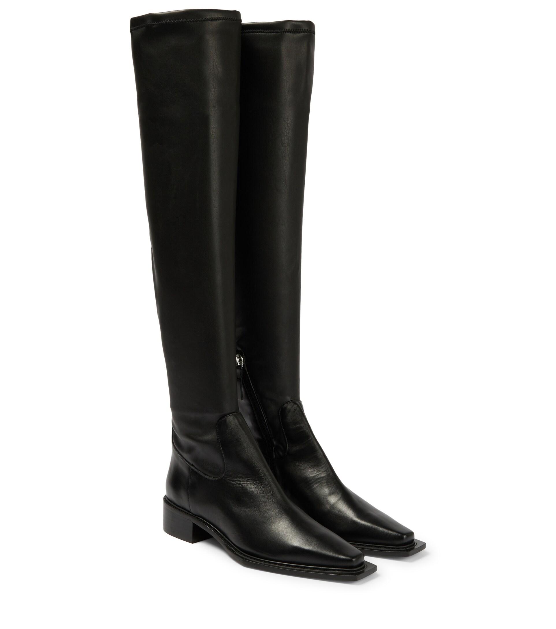 Souliers Martinez Aravaca Over-the-knee Boots in Black | Lyst