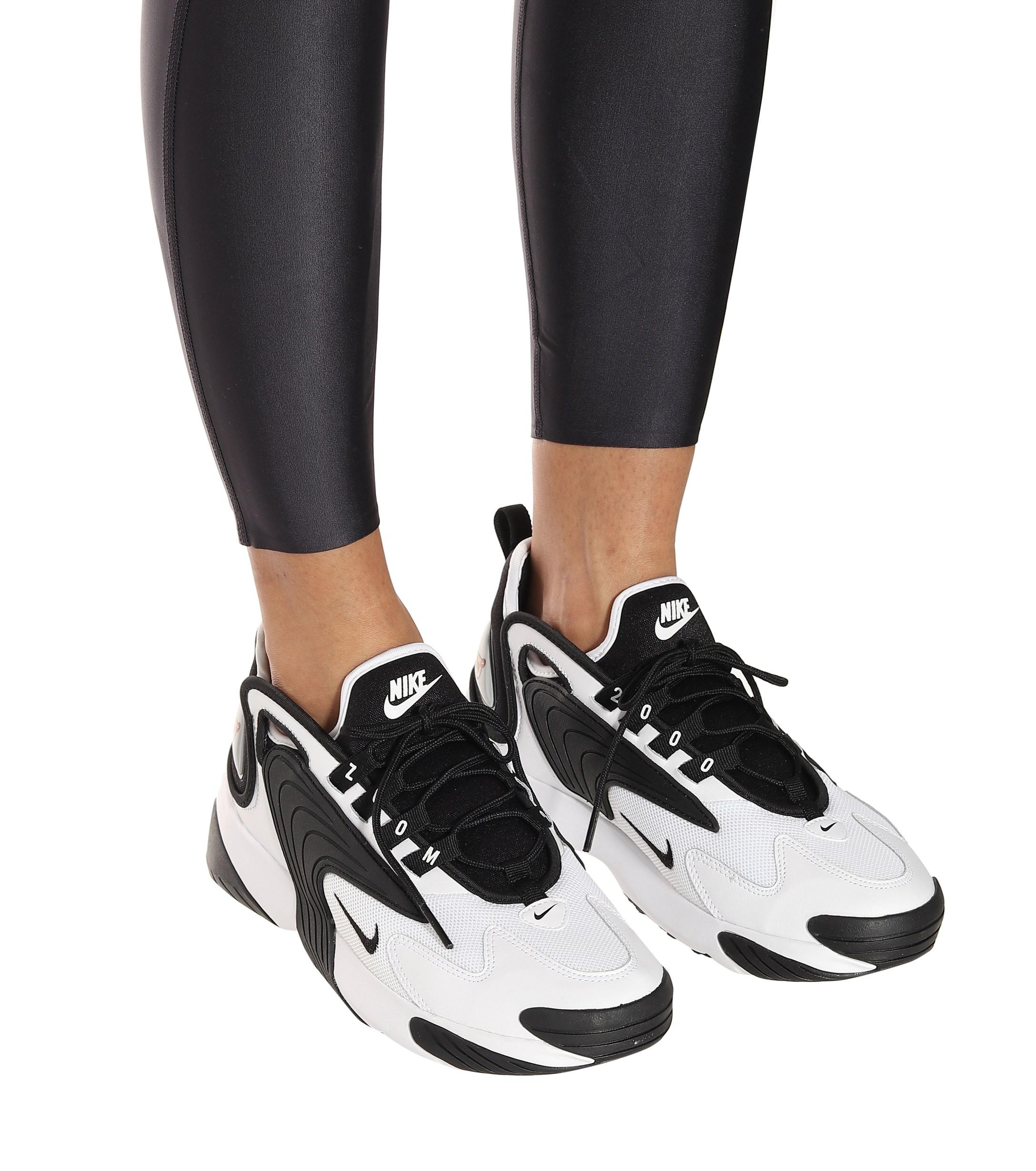 Nike Leather Zoom 2k In White Black Black Save 50 Lyst