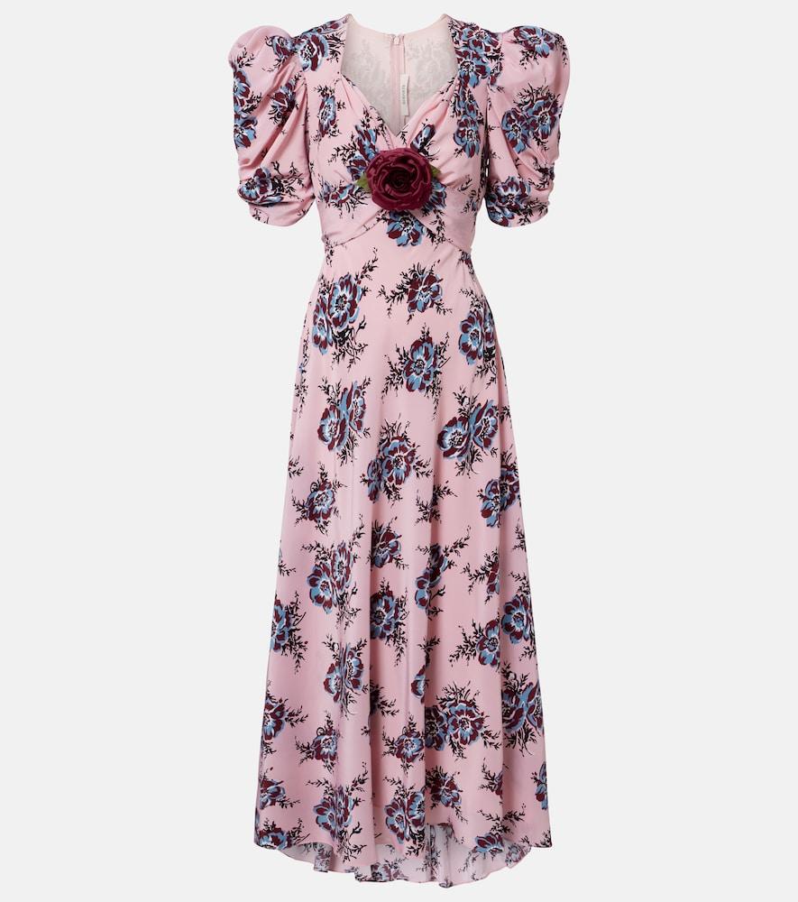 rodarte purple dress Rodarte, Floral-appliqu silk gown, Women, Purple, US 0, Dresses