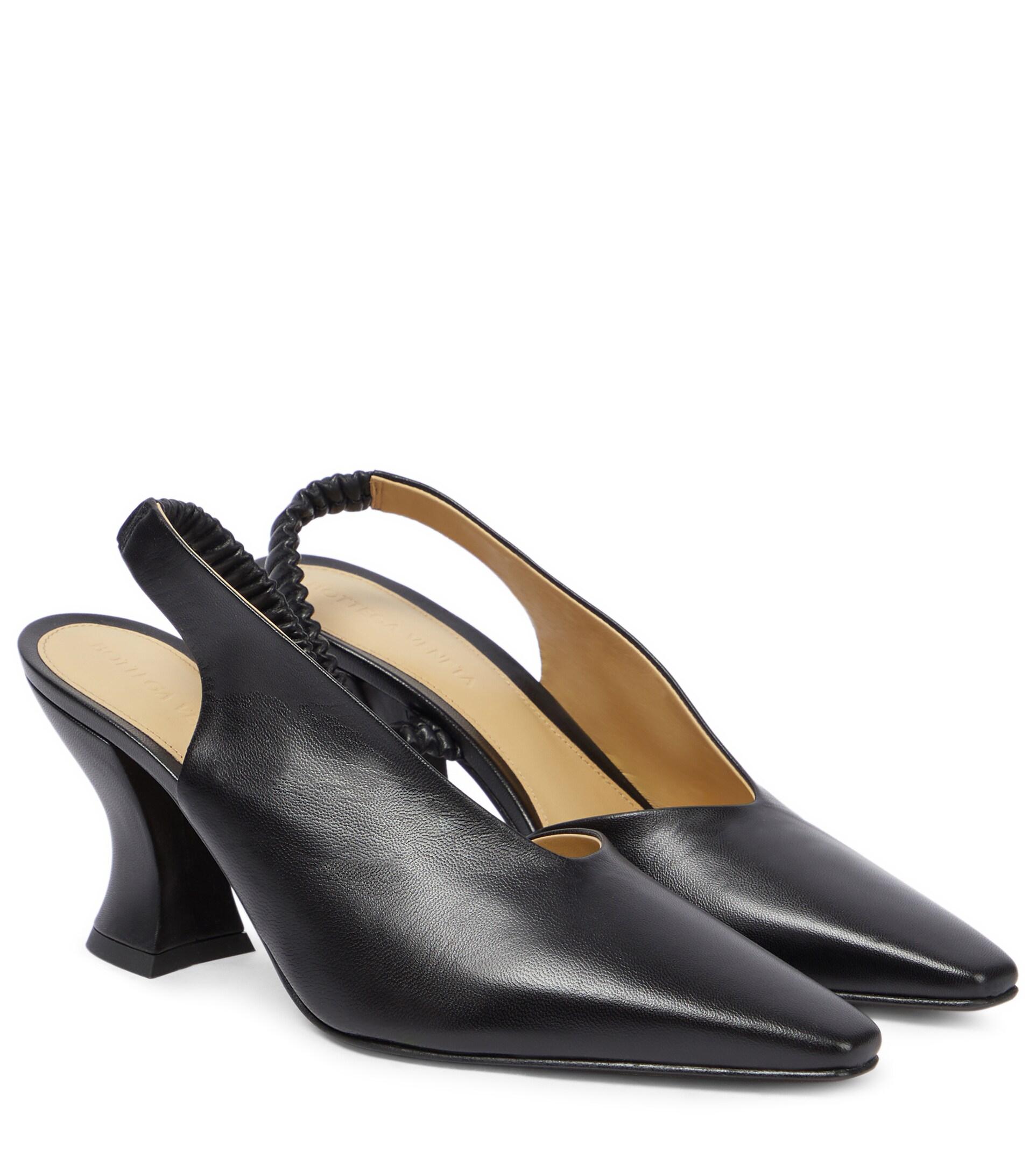 Bottega veneta hotsell almond leather pumps