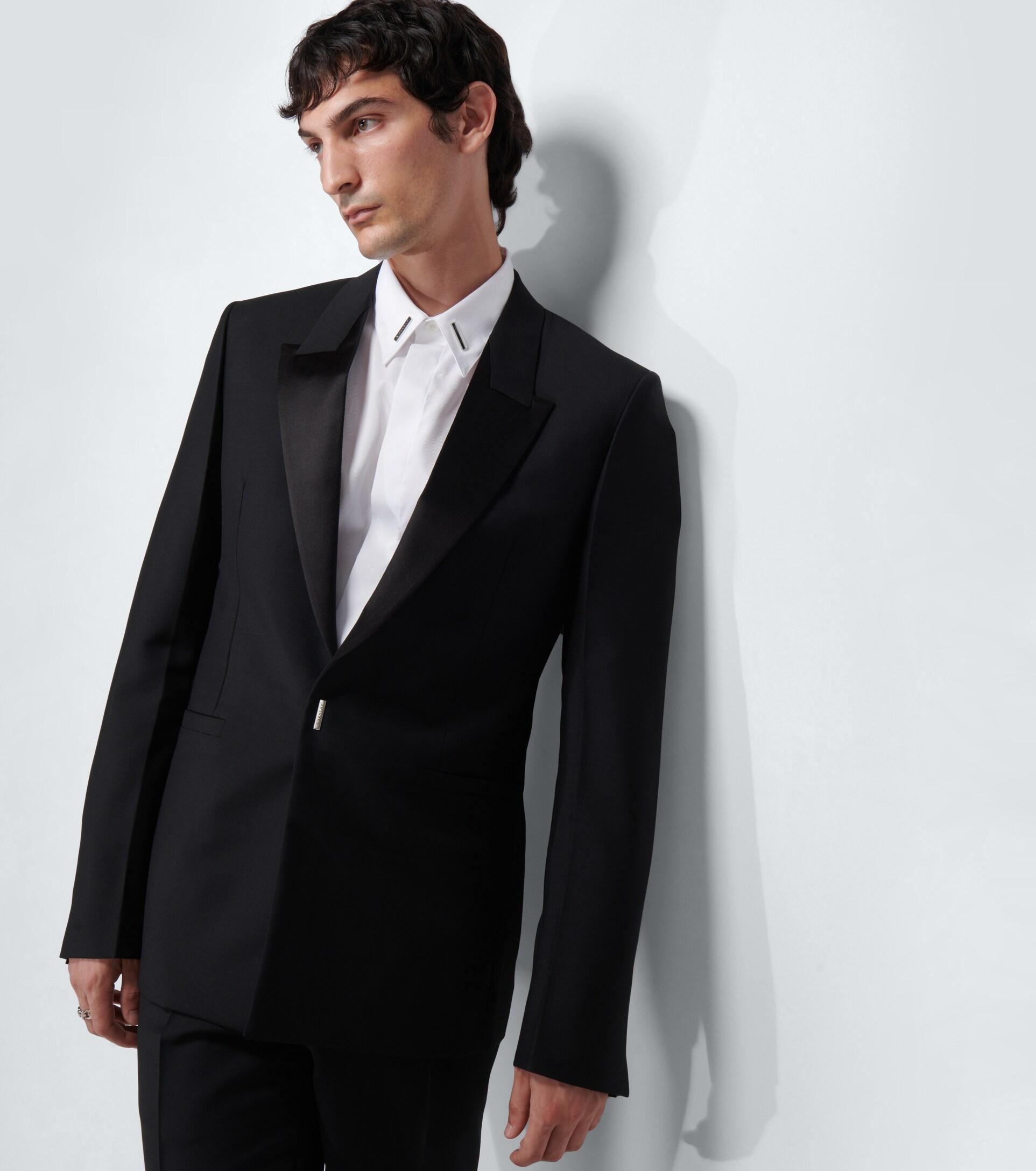 Givenchy Wool And Mohair Blend Suit Jacket in Black for Men | Lyst