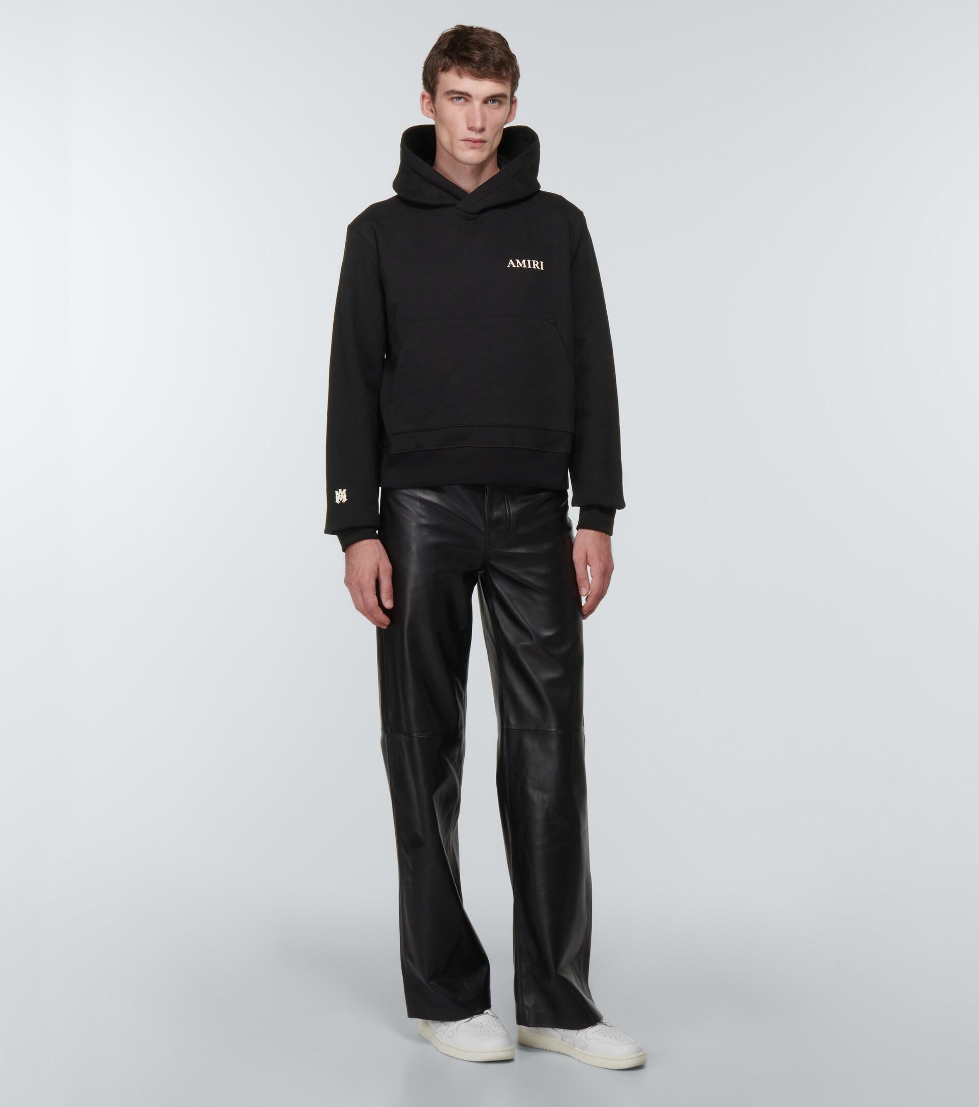 Amiri Puff Cotton Terry Hoodie in Black for Men | Lyst
