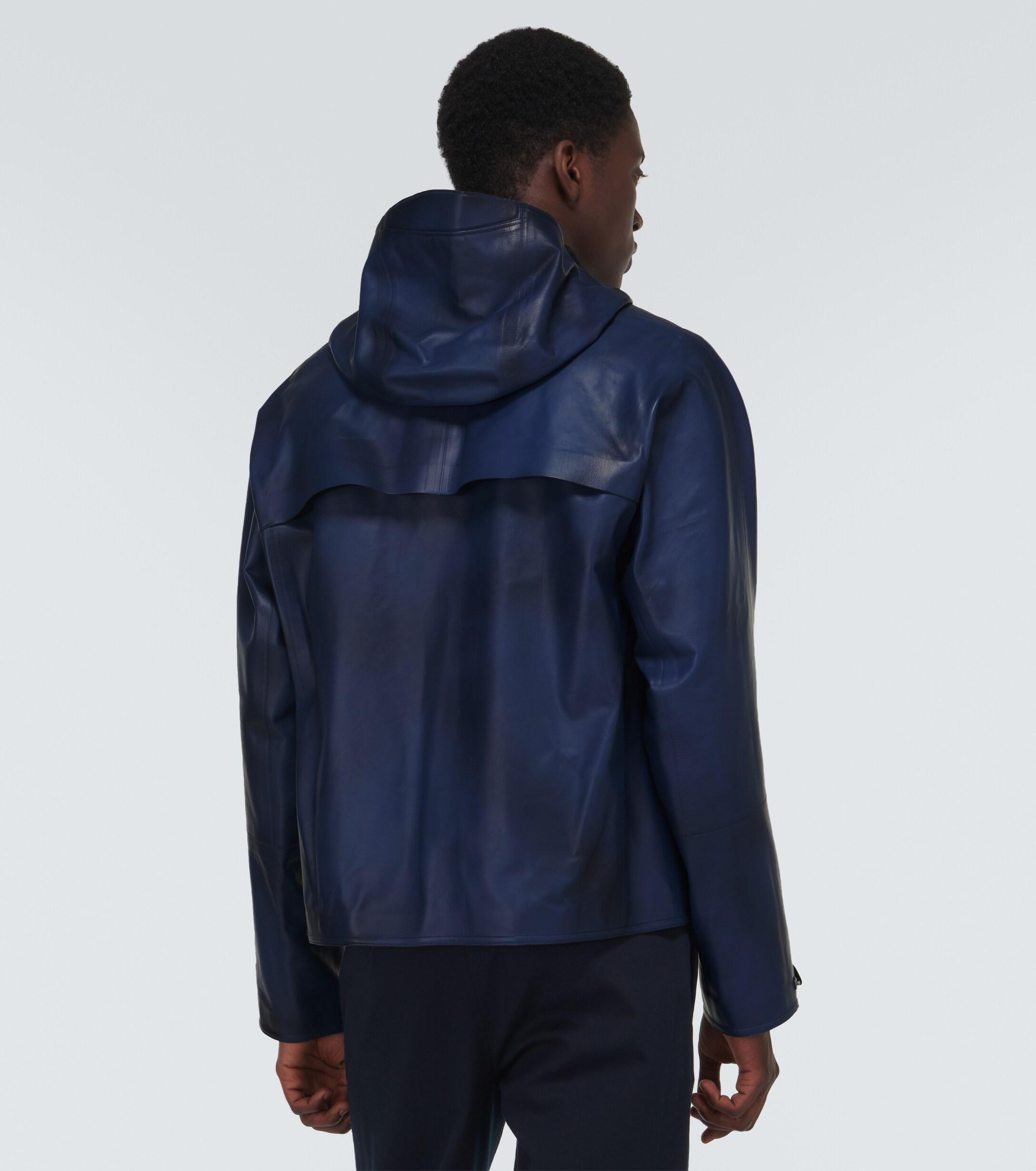 Berluti Cashmere Leather Hooded Sweater - パーカー