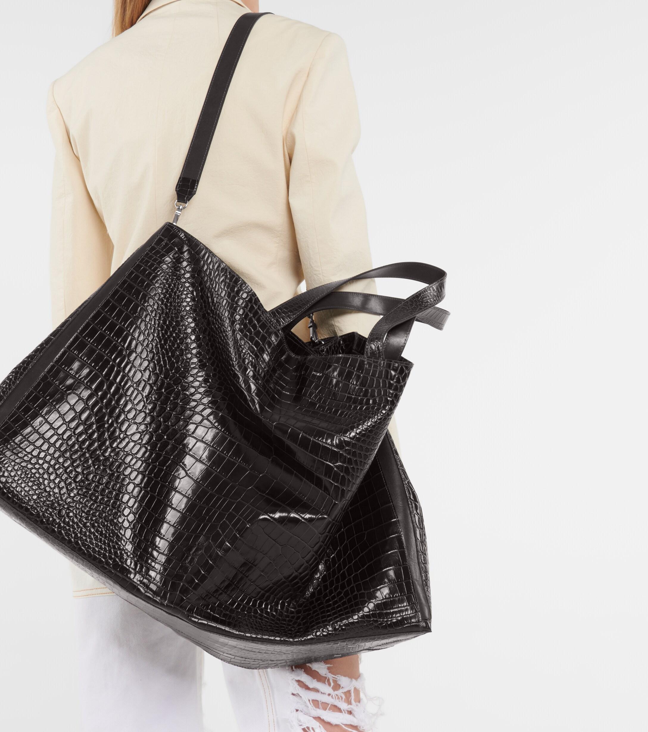 Peter Do X Medea Croc-effect Leather Tote in Brown | Lyst