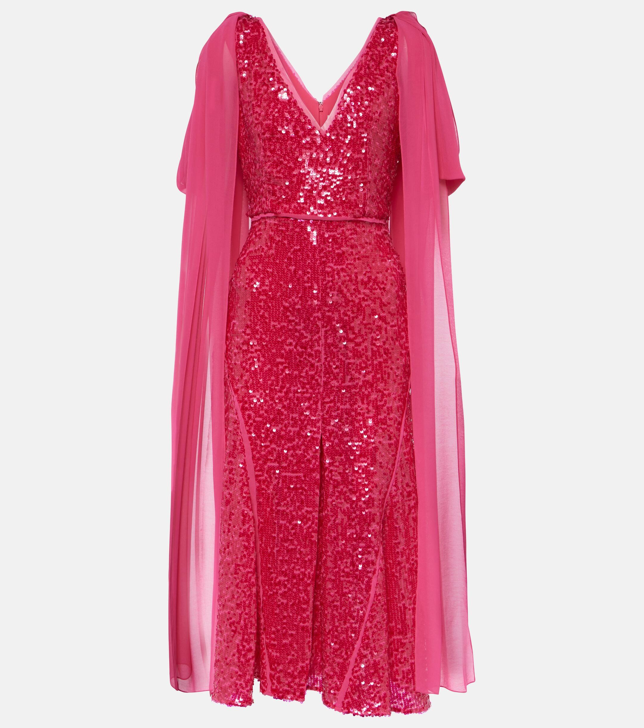 Erdem pink clearance dress