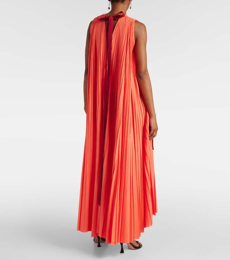 ワンピース ROKSANDA 'Pilar' dress Roksanda 'pilar' Draped Floor-length Dress In Orange | ModeSens