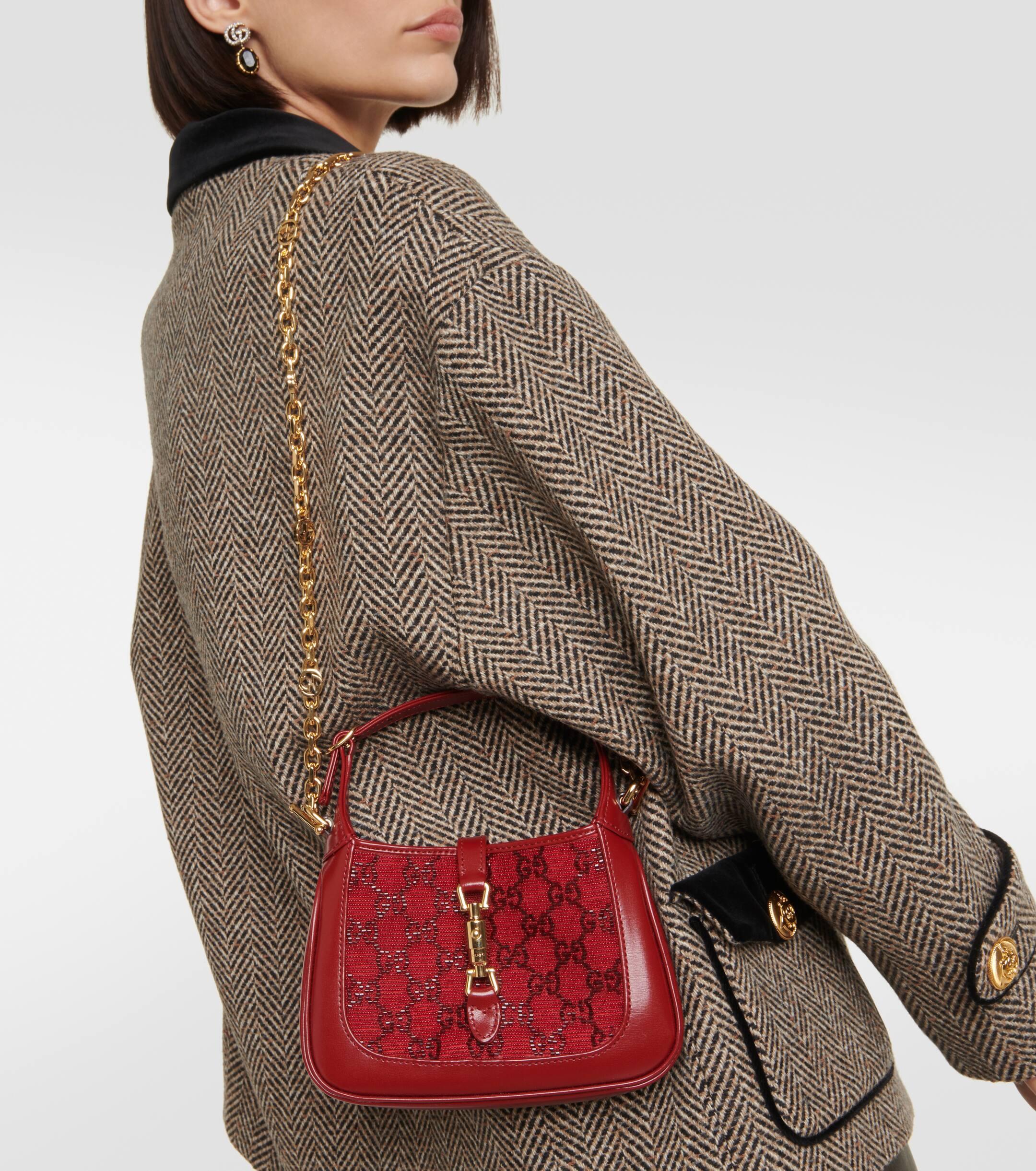 Gucci Jackie 1961 Mini Shoulder Bag in Red | Lyst UK