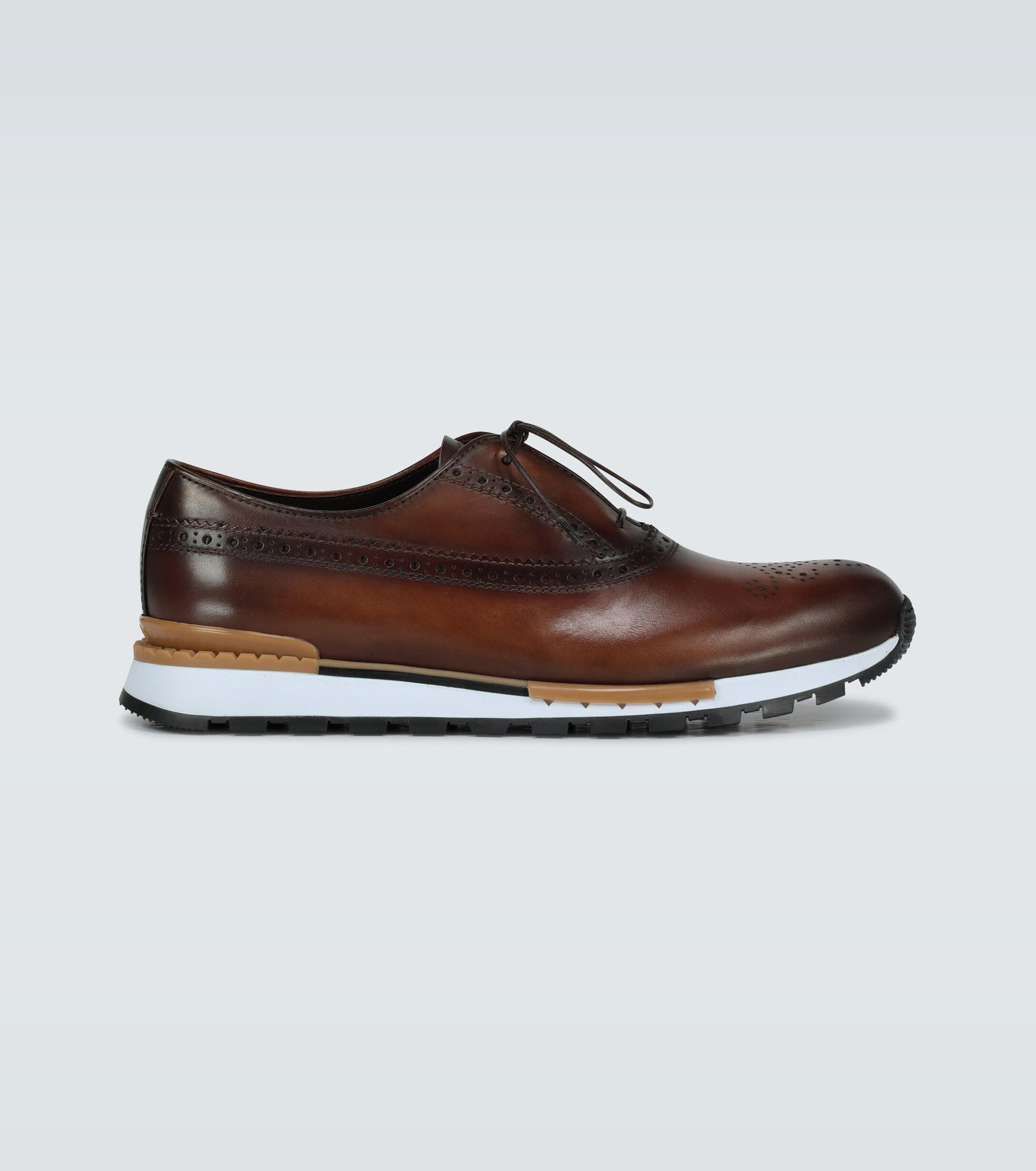 Berluti Fast Track Leather Sneakers for Men | Lyst