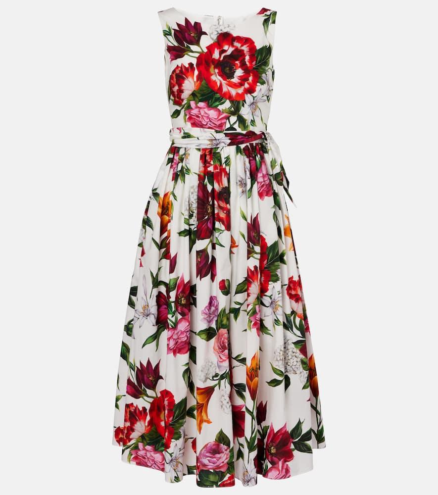 ワンピース DOLCE & GABBANA PRINTED COTTON DRESS Dolce & Gabbana - Printed cotton dress White - The Corner