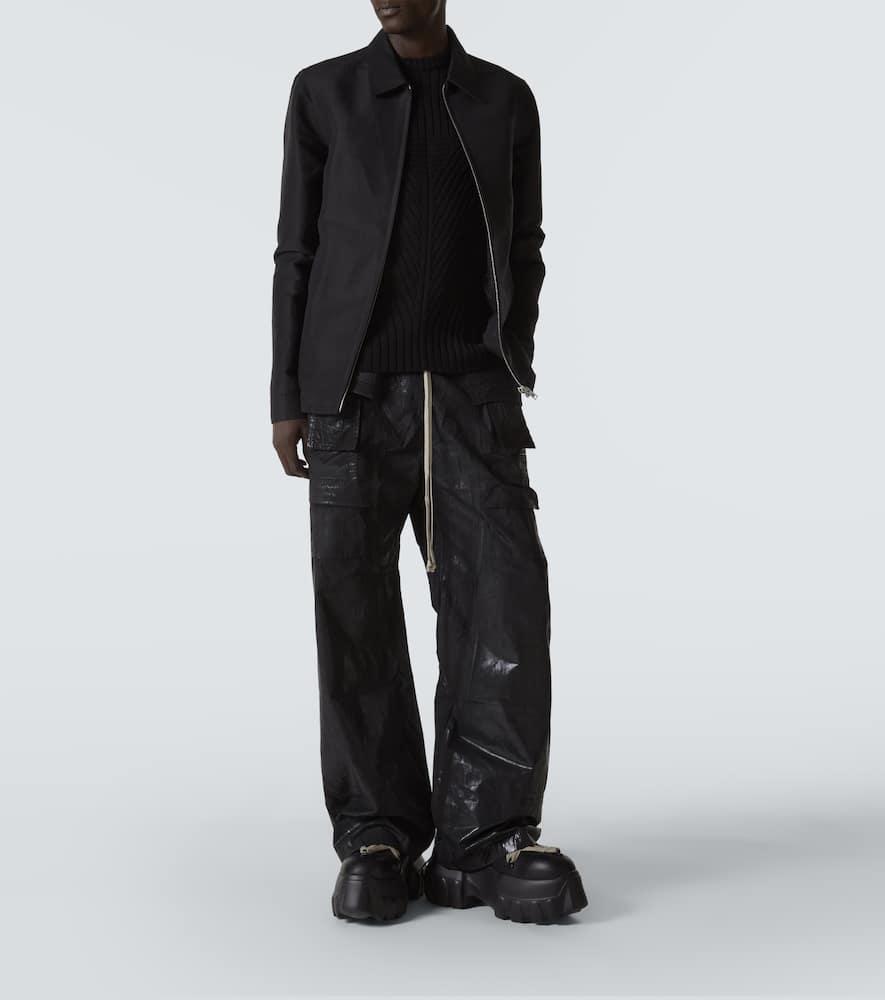 Rick Owens Megalace Mega Tractor Lace-Up Boots in Black for Men | Lyst