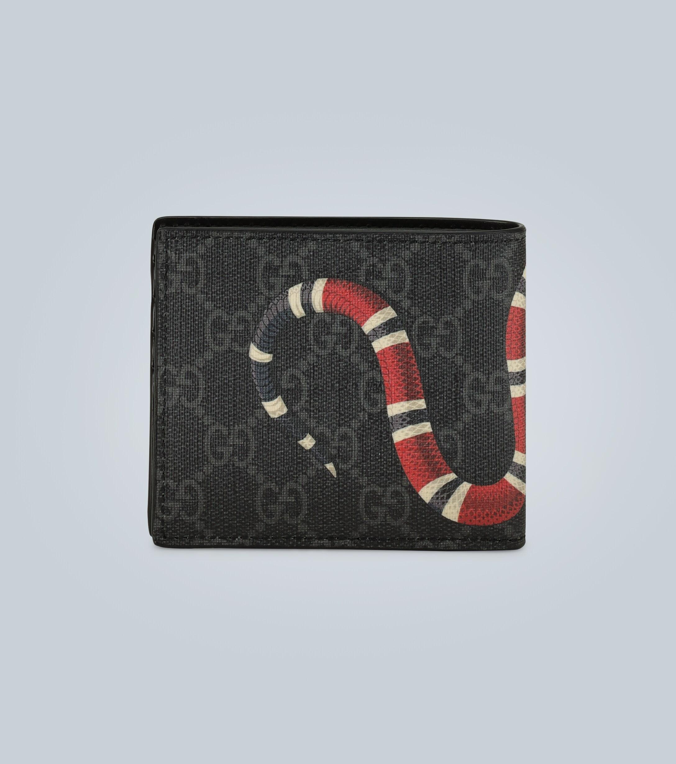 Gucci Leather Kingsnake Bifold Wallet for Men - Save - Lyst