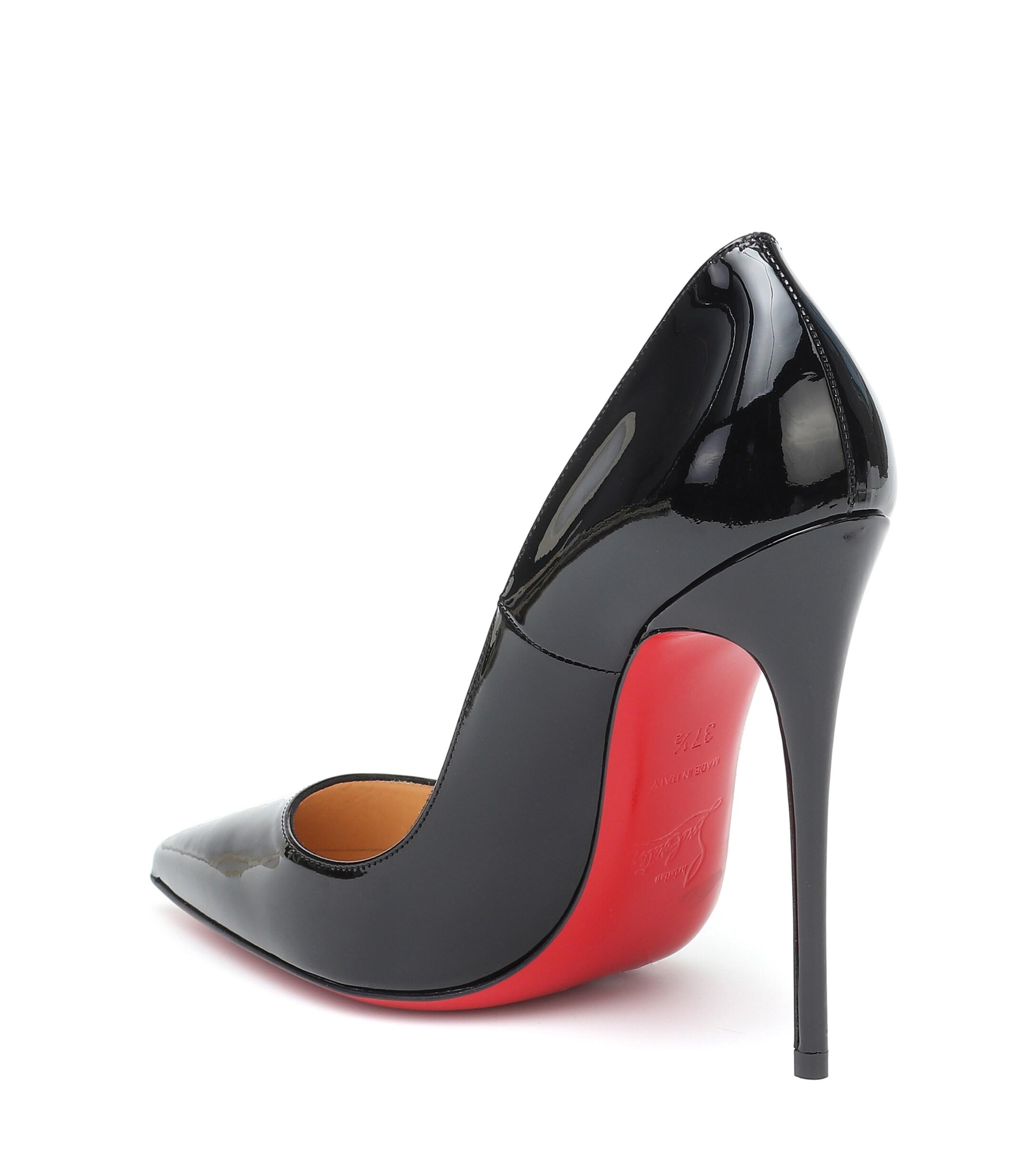 Christian Leather So Kate Patent Red Sole Pumps in Black Save 83% Lyst