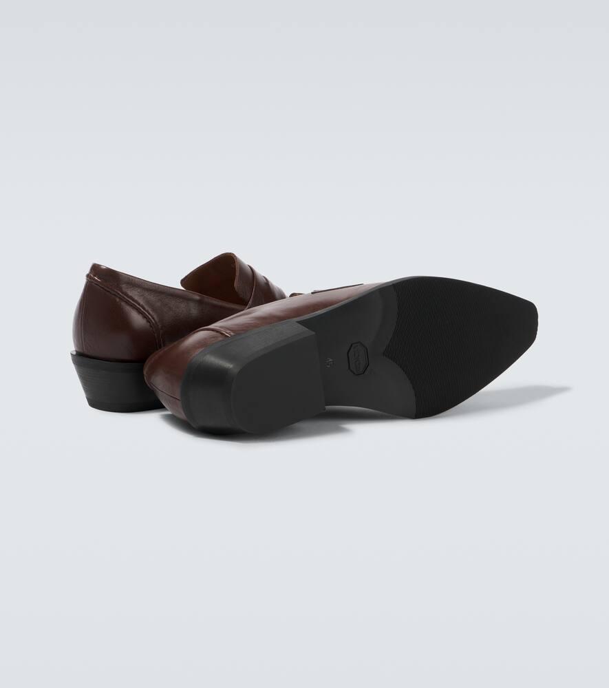 Our Legacy Cypher Leather Loafers in Brown for Men | Lyst