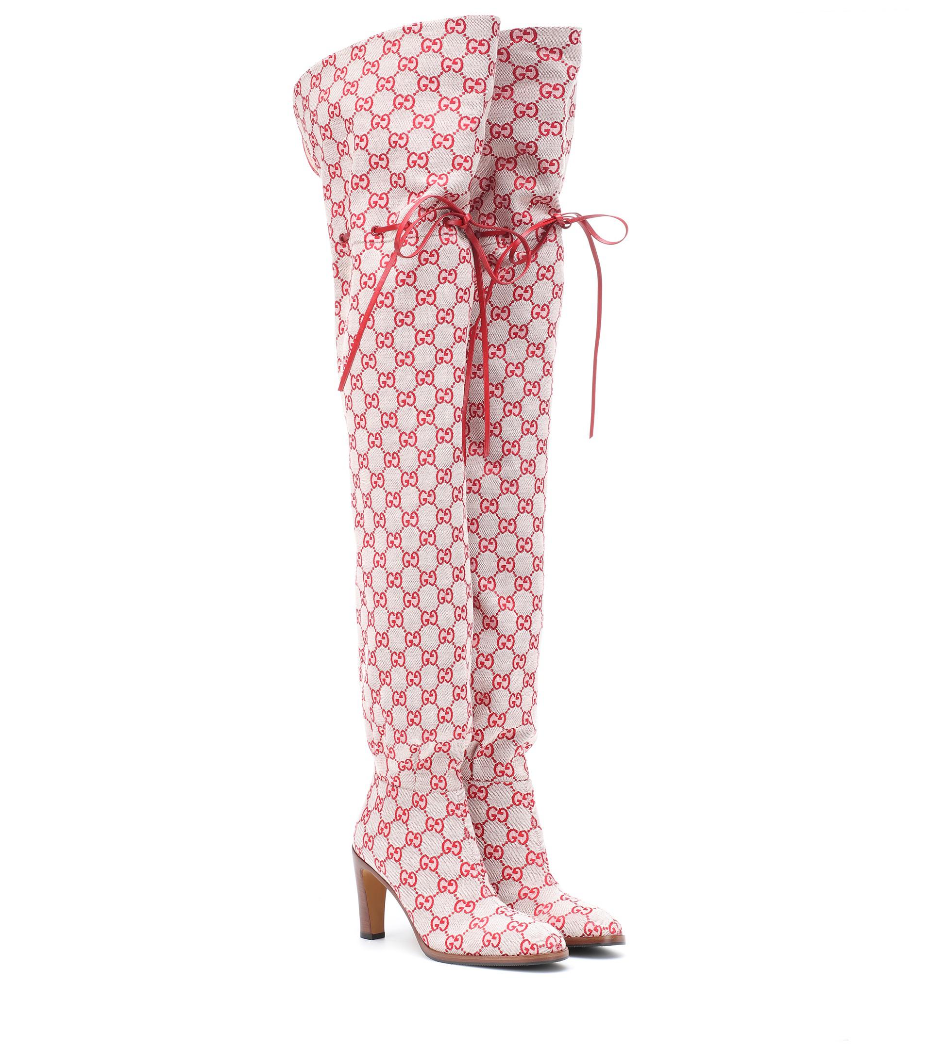 stivali alti gucci