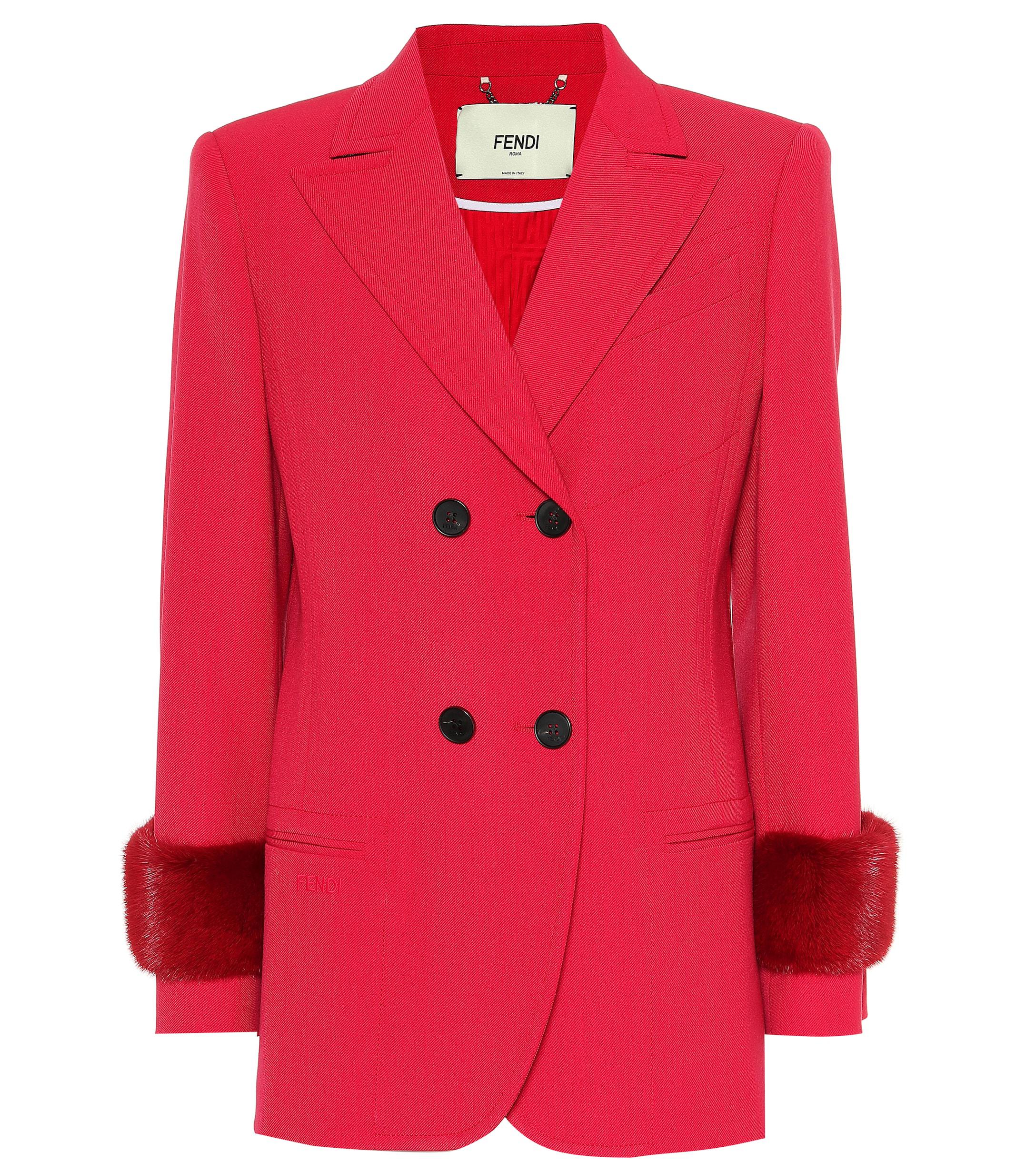 fendi red jacket