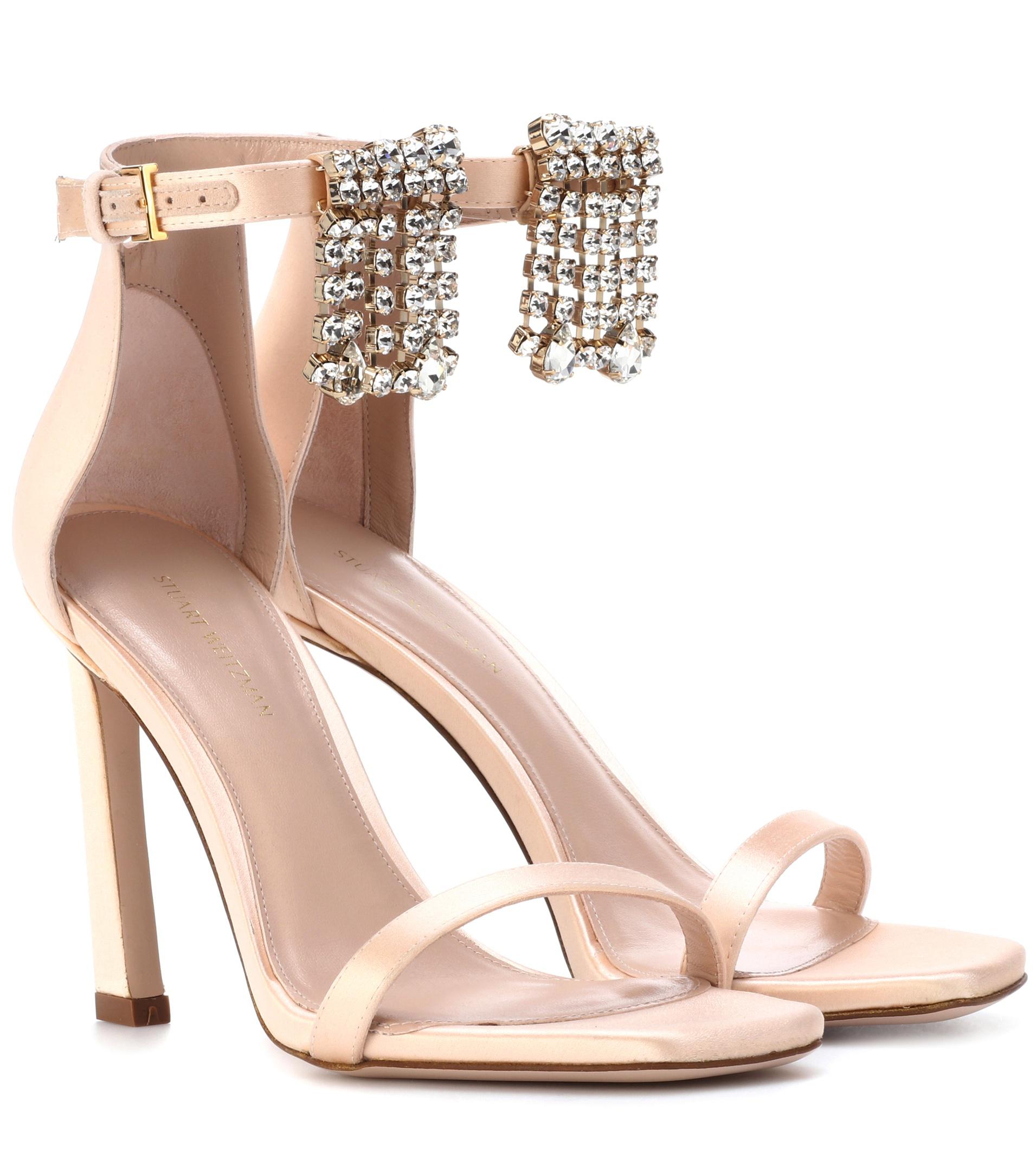 stuart weitzman pink sandals