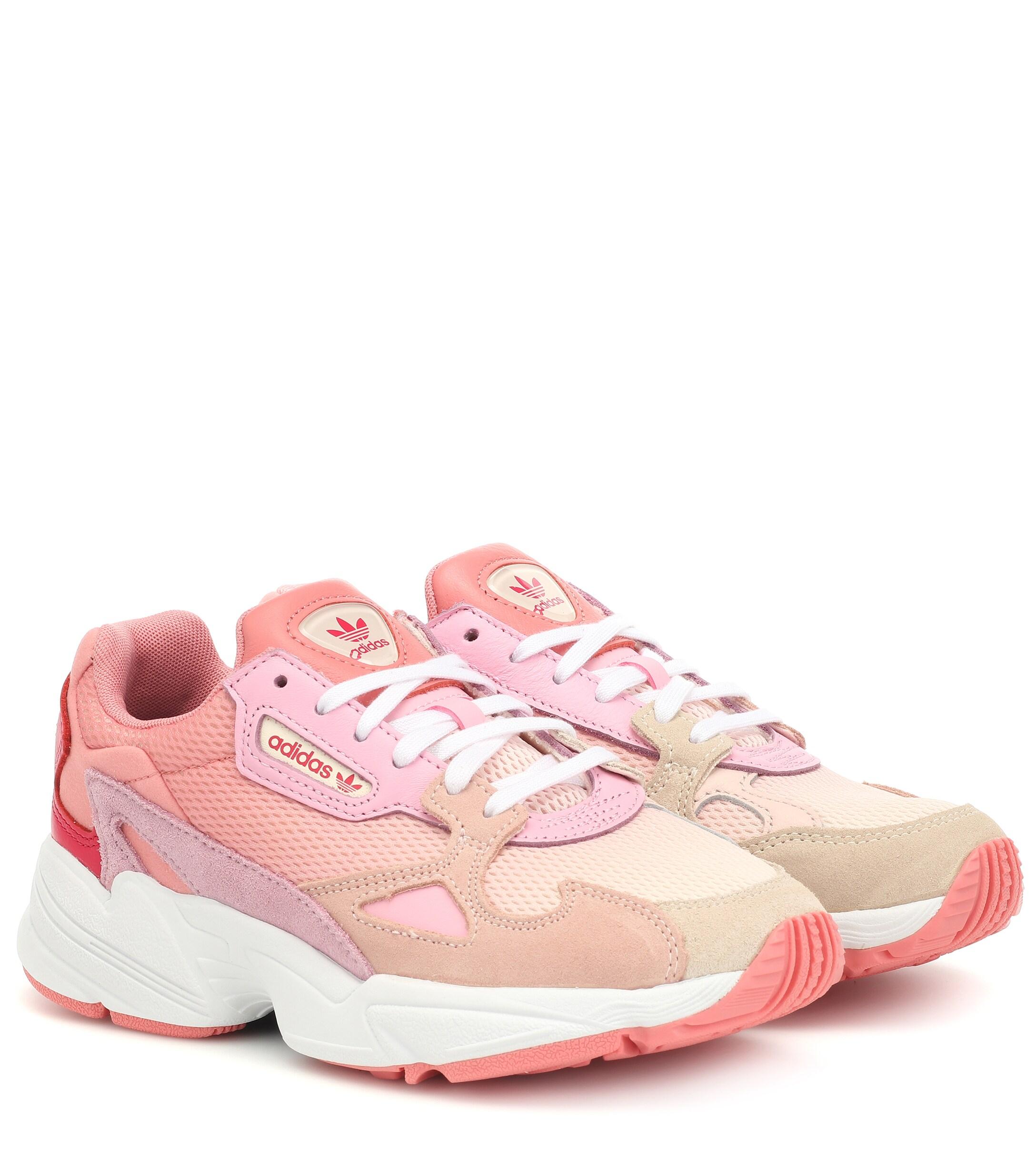 adidas Originals Leather Falcon in Peach/Peach (Pink) - Save 56% | Lyst
