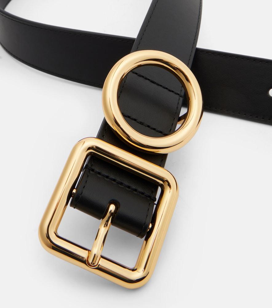 Jacquemus Regalo Leather Belt in Black | Lyst display picture 1