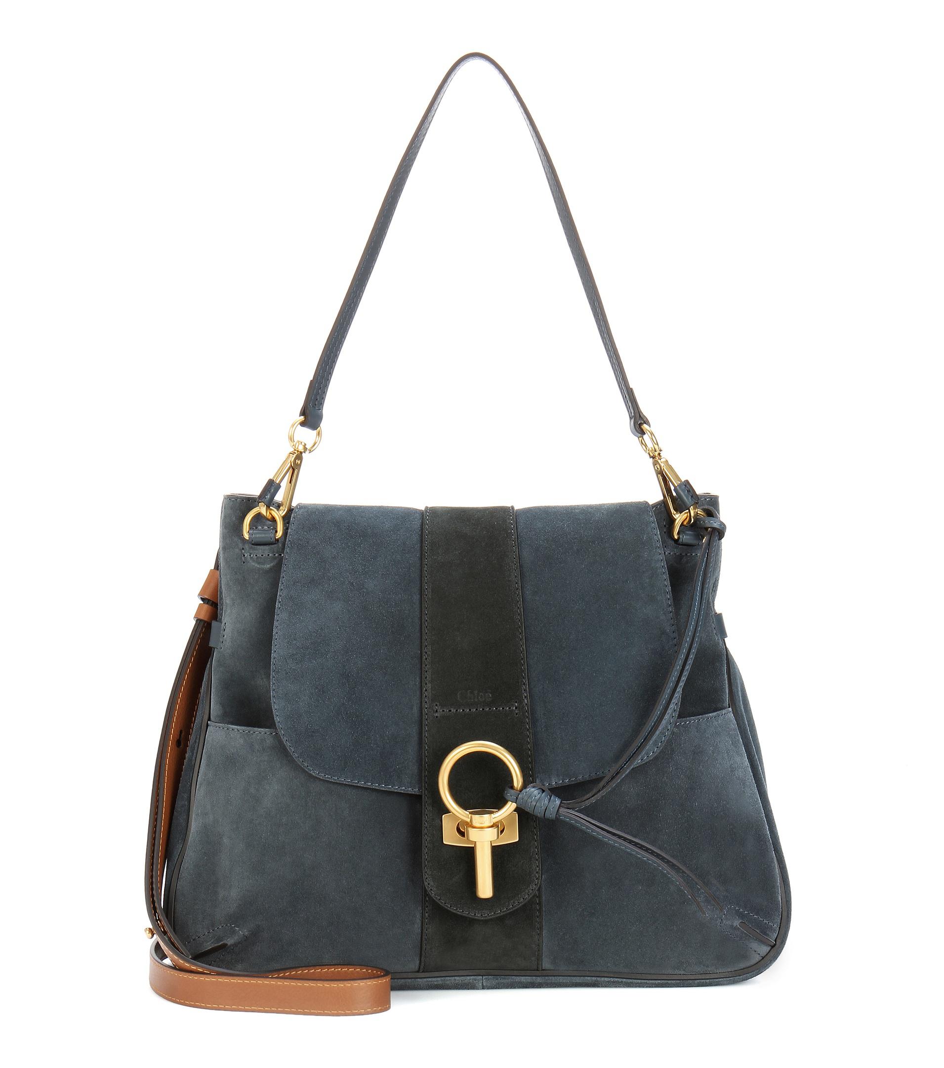 chloe suede crossbody