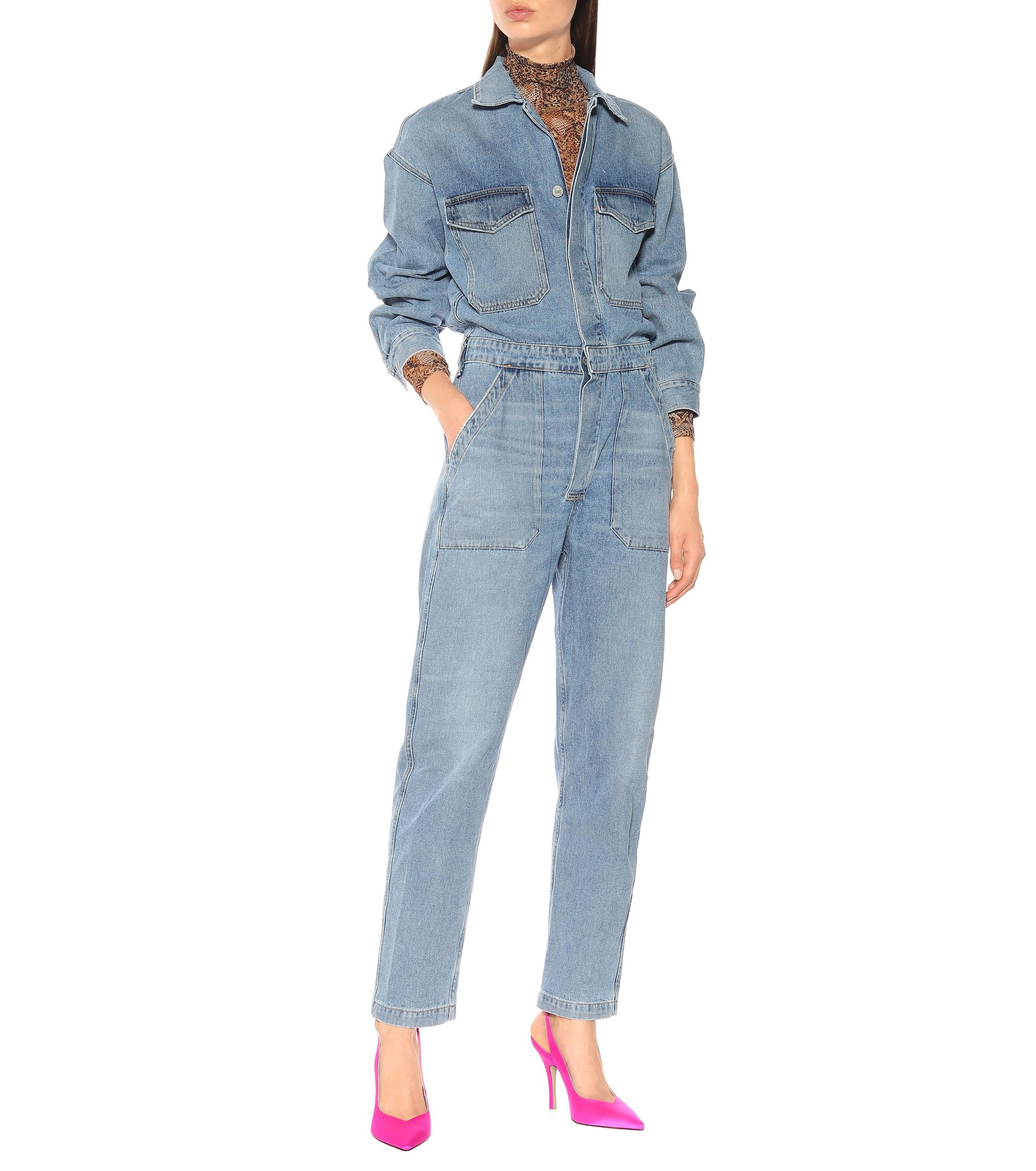 Citizens of Humanity Marta Denim Jumpsuit in Blue - Lyst