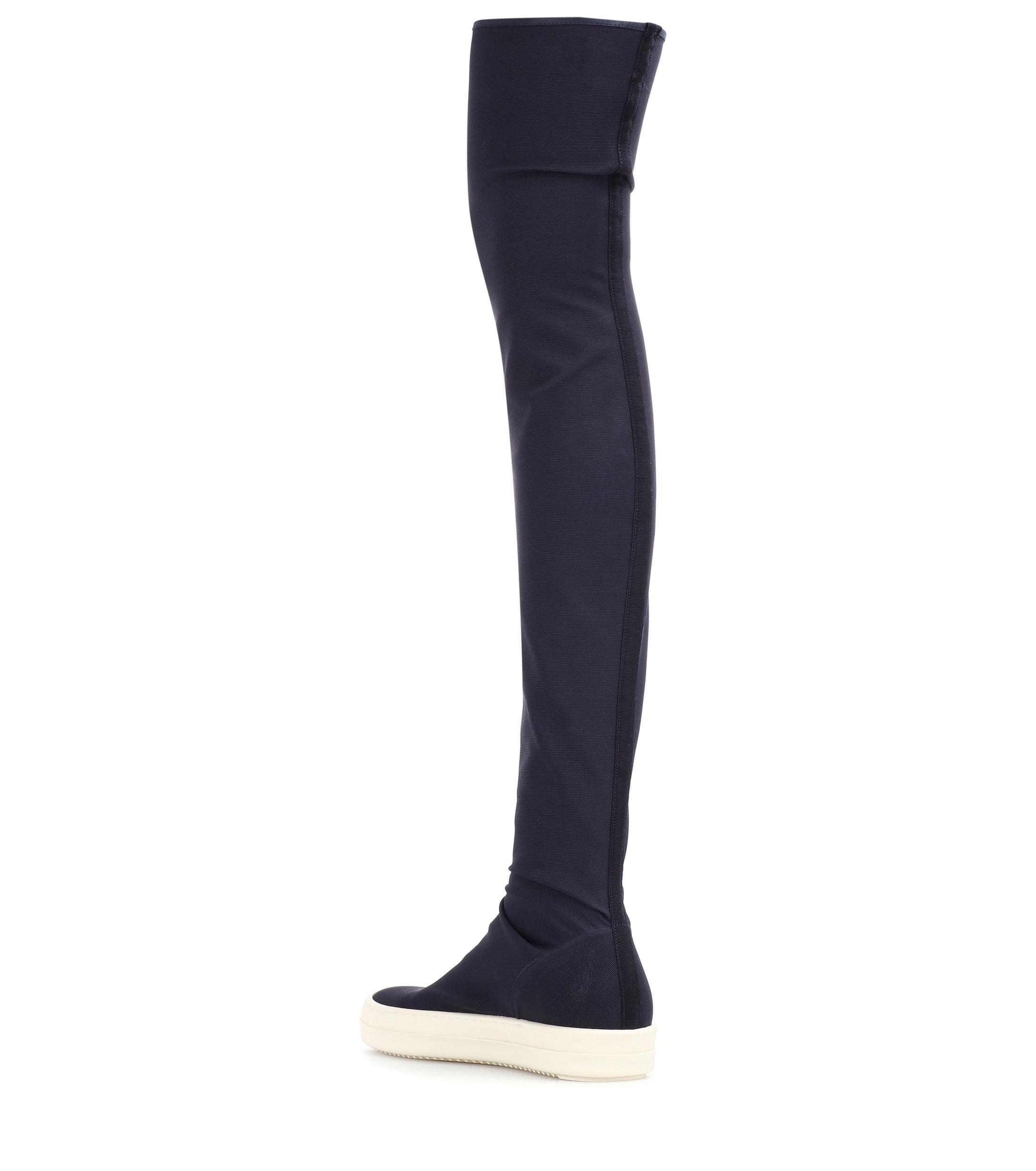 rick owens over the knee sneakers