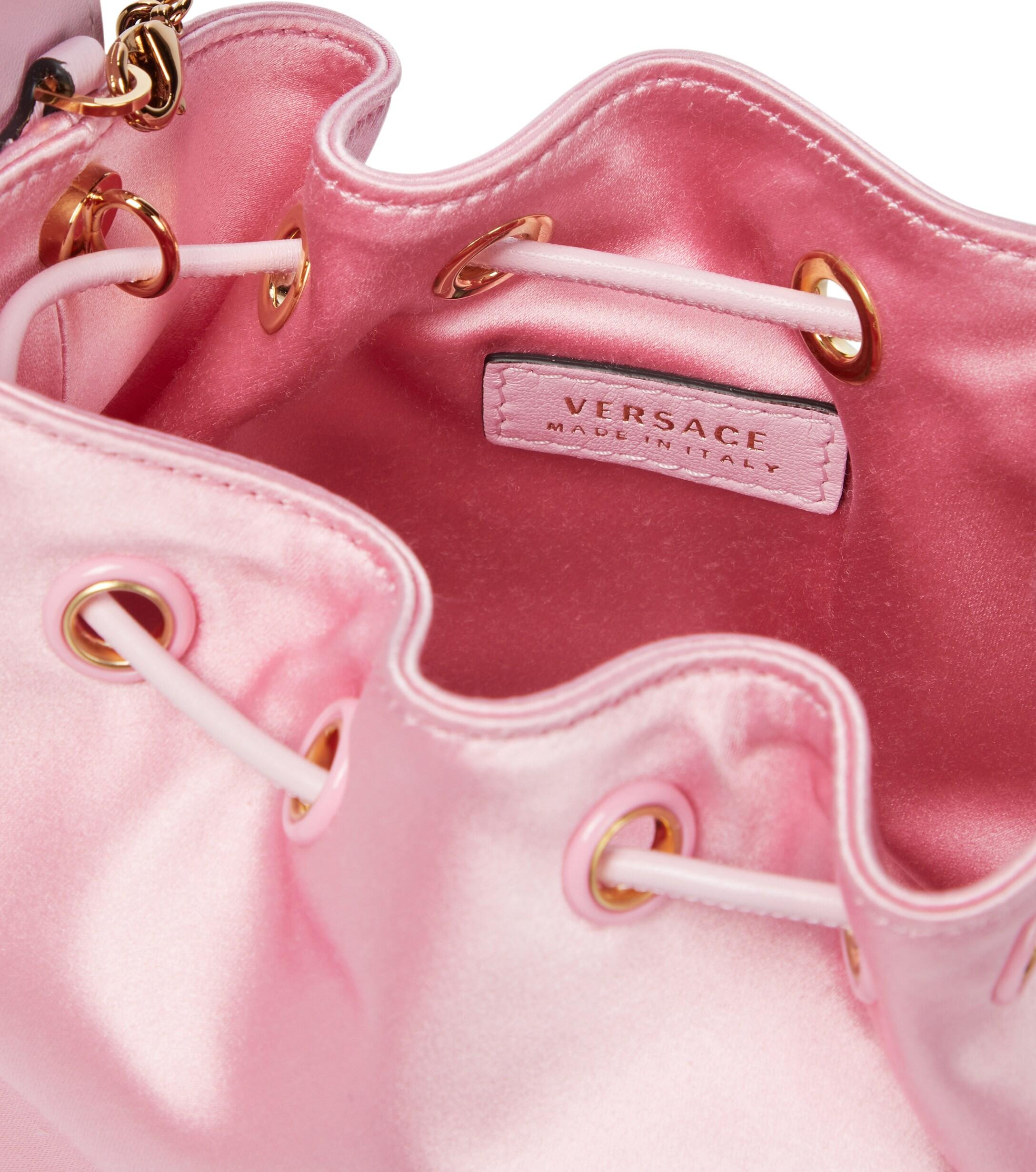 Silk crossbody bag Versace Pink in Silk - 27460443