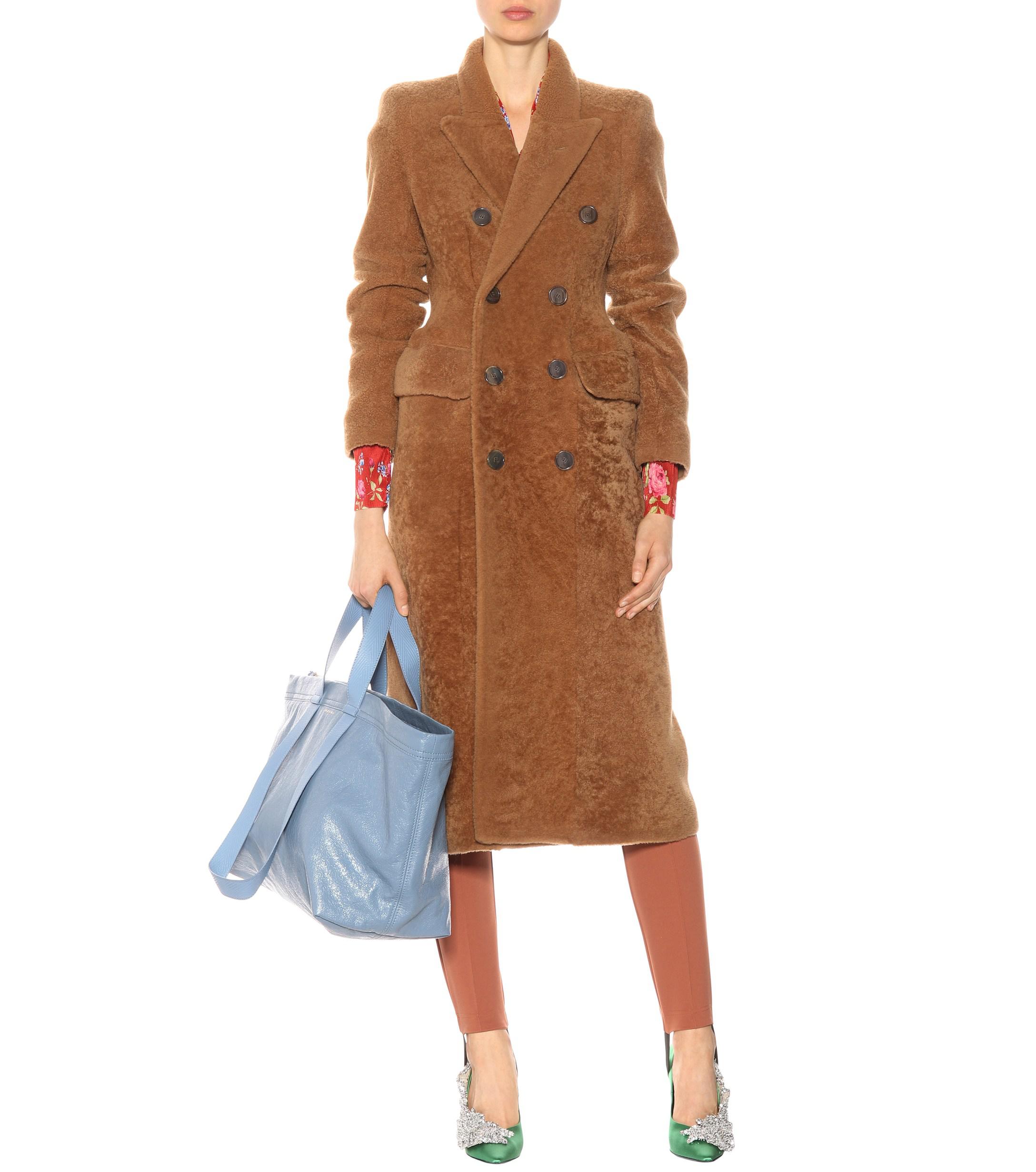 balenciaga jacket brown