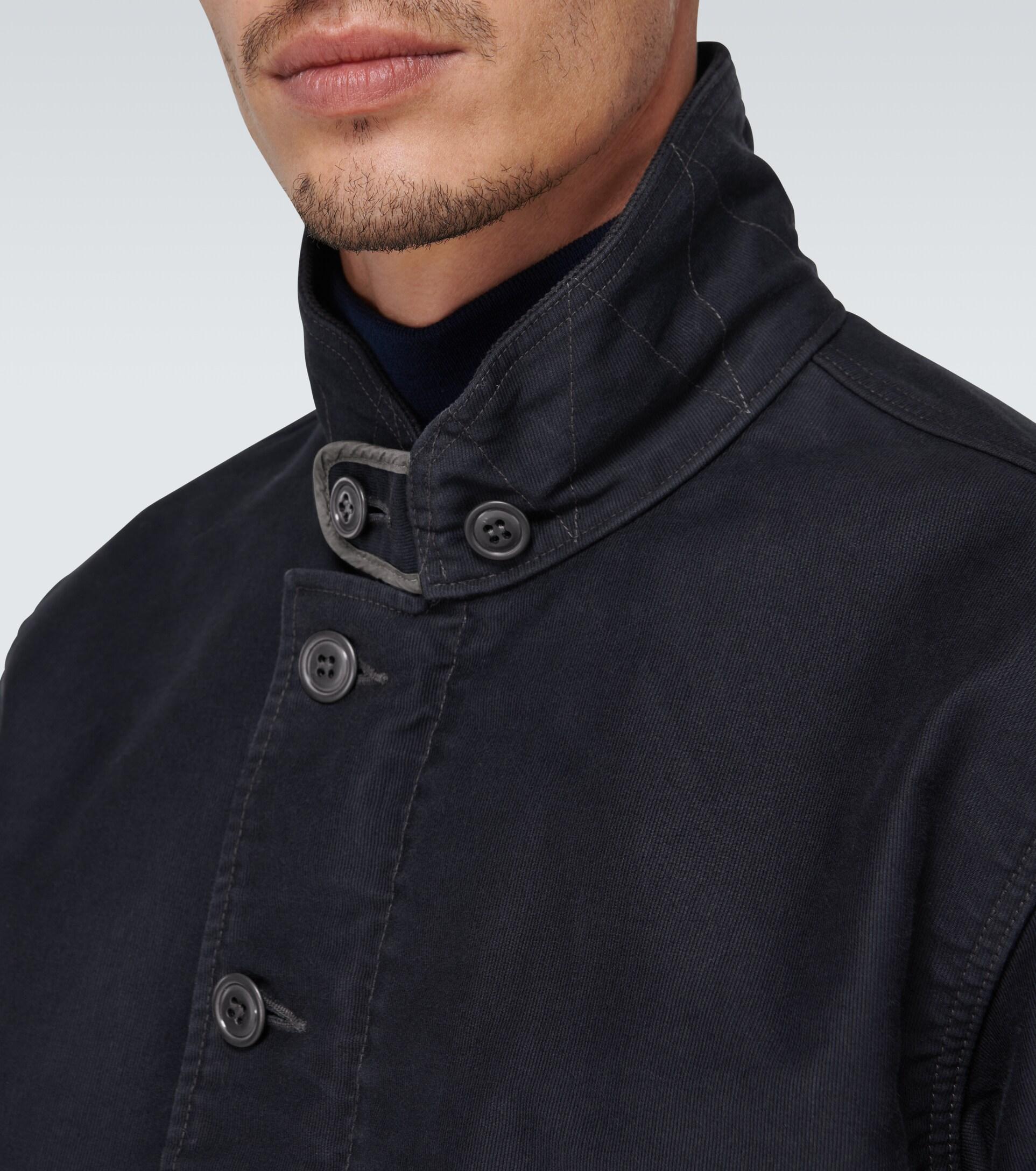 RRL Cotton Jungle Cloth Deck Jacket in Dark Navy (Blue) for Men 