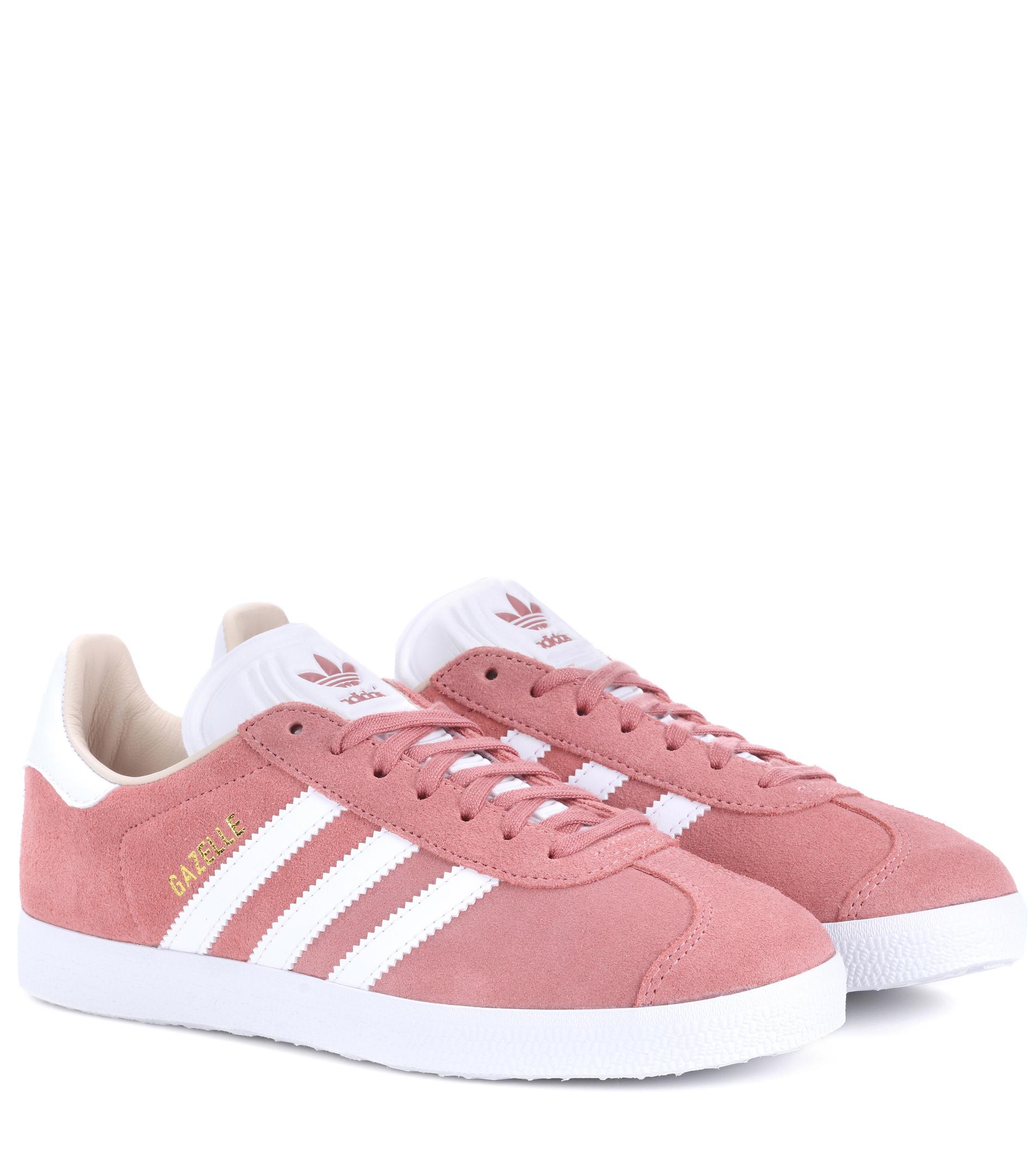 adidas Originals Gazelle Suede Sneakers in Pink - Lyst