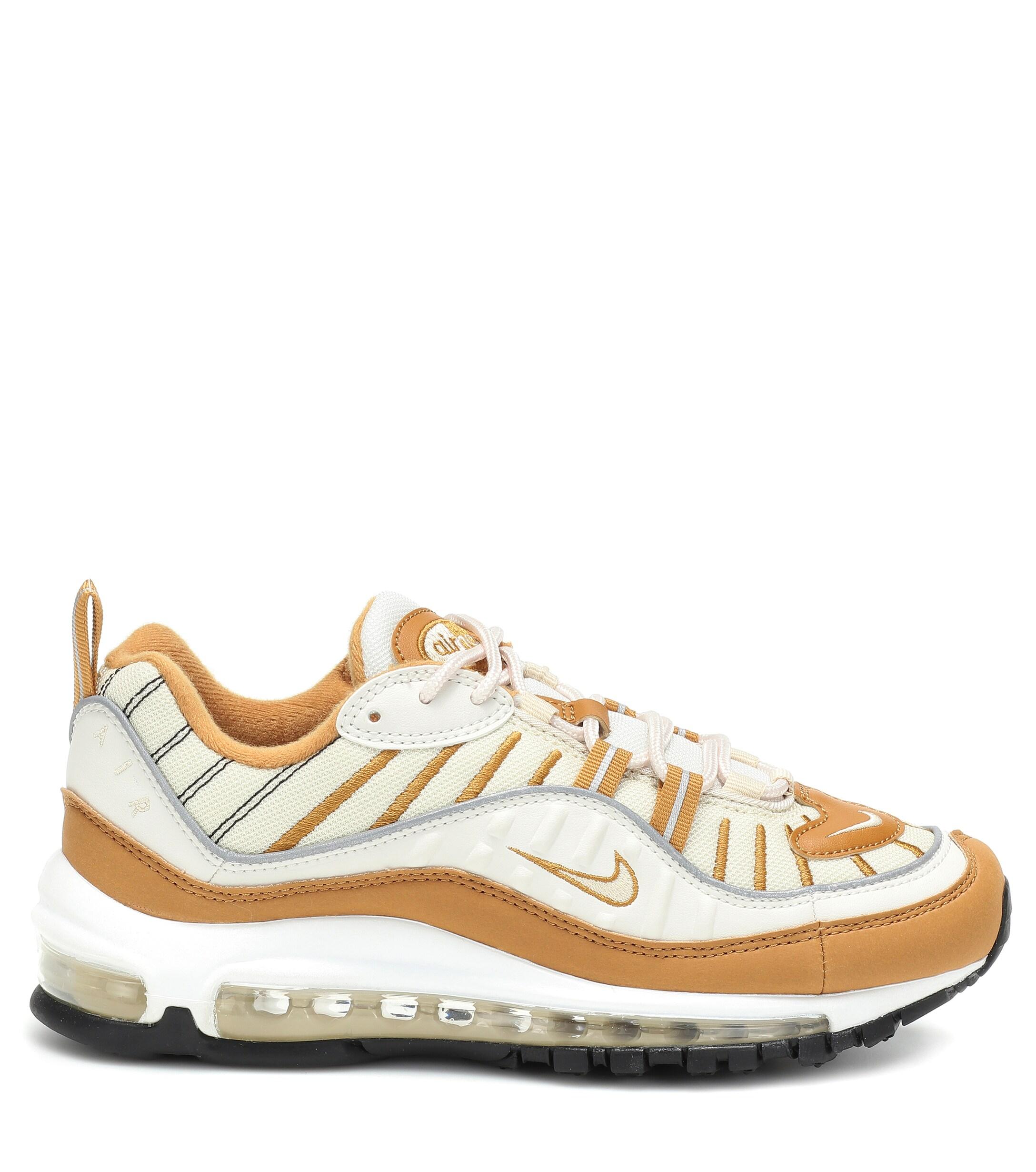Nike Leather Wmns Air Max 98 in Beige 
