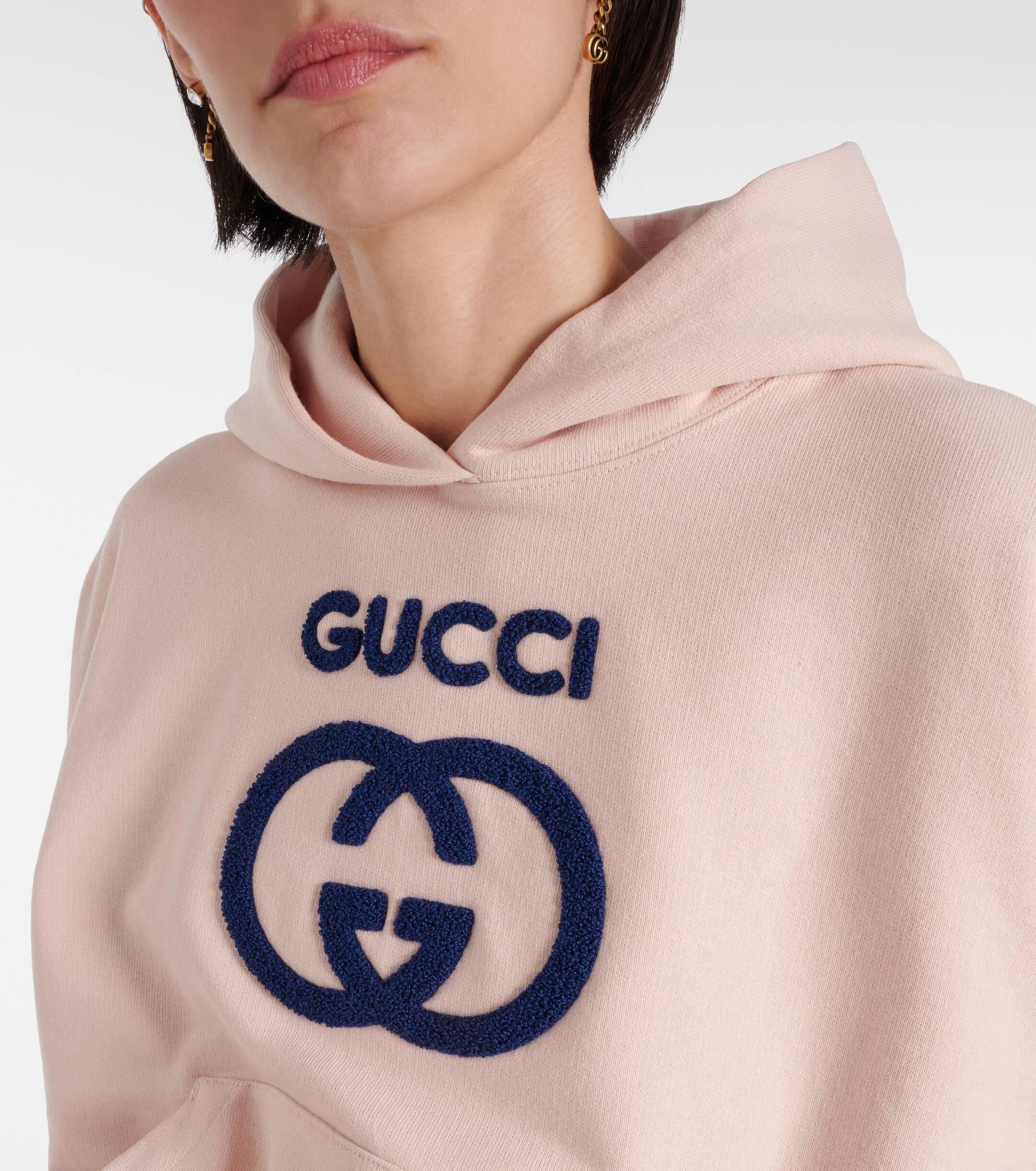 Cotton Jersey Sweatshirt With Embroidery