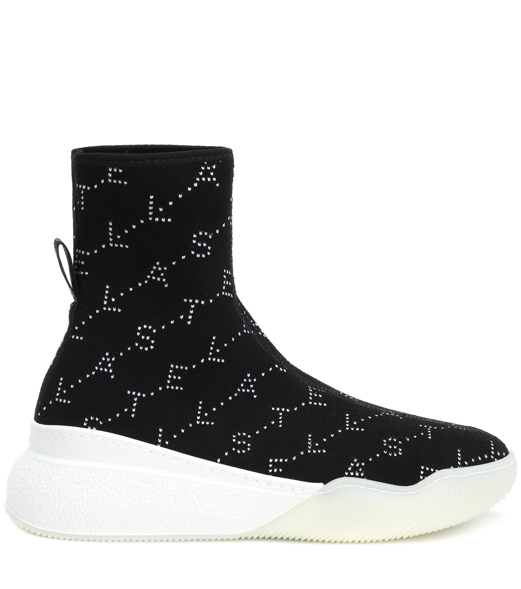 stella mccartney loop sneakers black