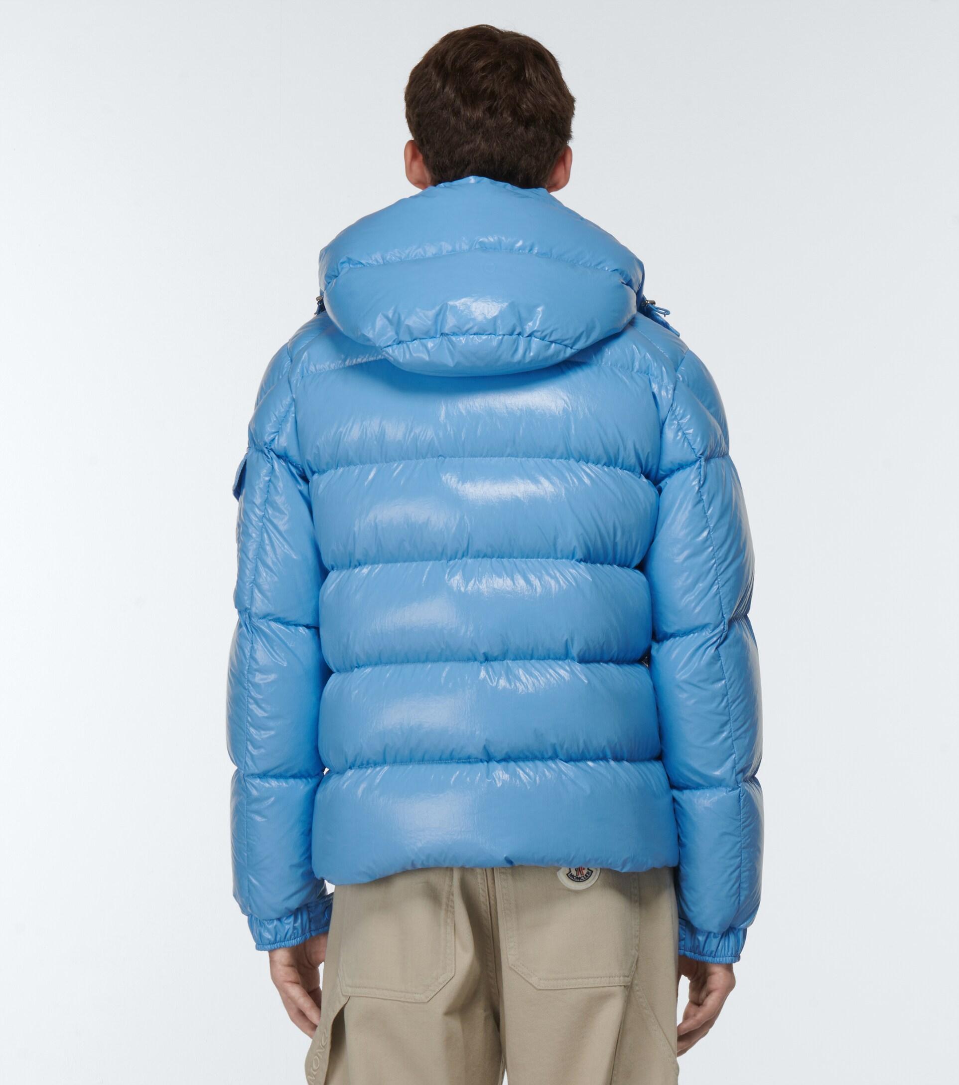 Moncler Maya 70 Down Jacket in Blue for Men | Lyst