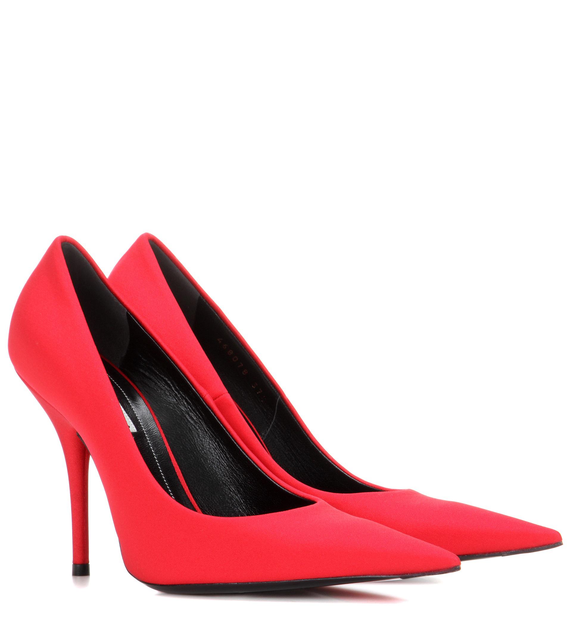 balenciaga red heels