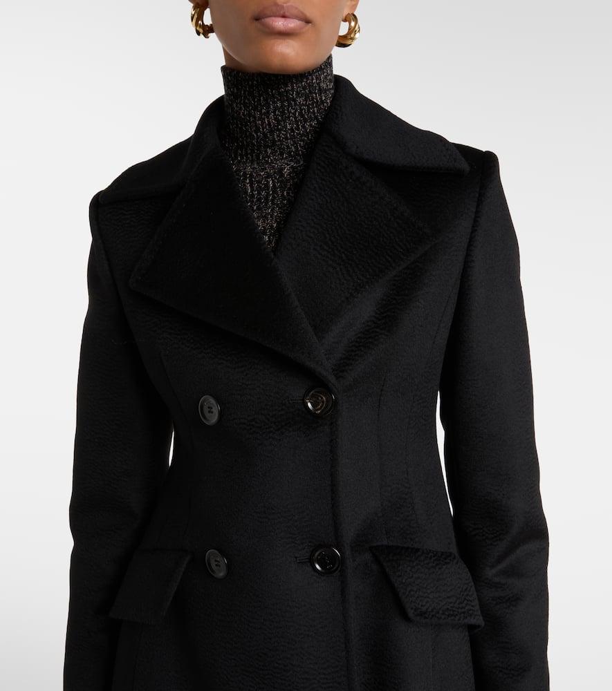 Max Mara Lepanto Camel Hair Coat in Black Lyst UK