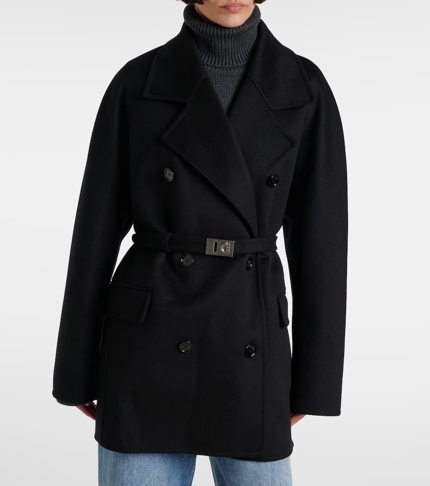 Cashmere Coat Cappotto Salvatore Ferragamo Ferragamo Wool And