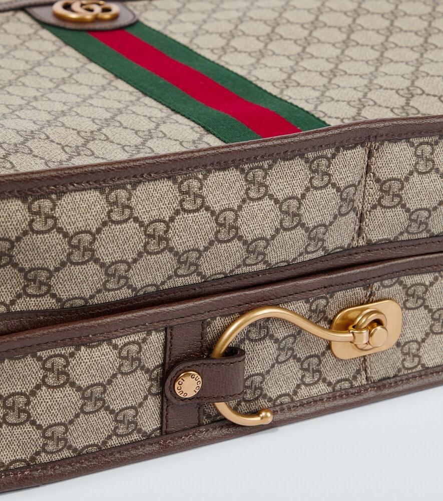 Gucci Savoy GG Garment Bag in Brown for Men | Lyst