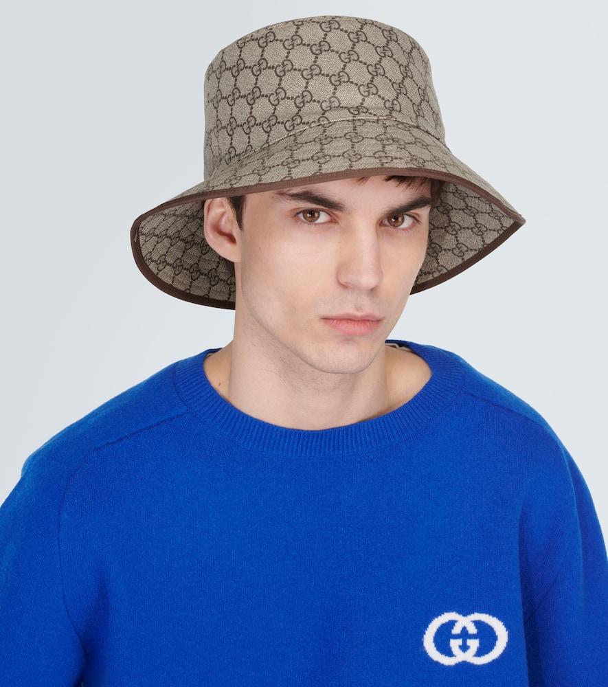 Gucci Gg Supreme Tender Bucket Hat in Natural for Men | Lyst