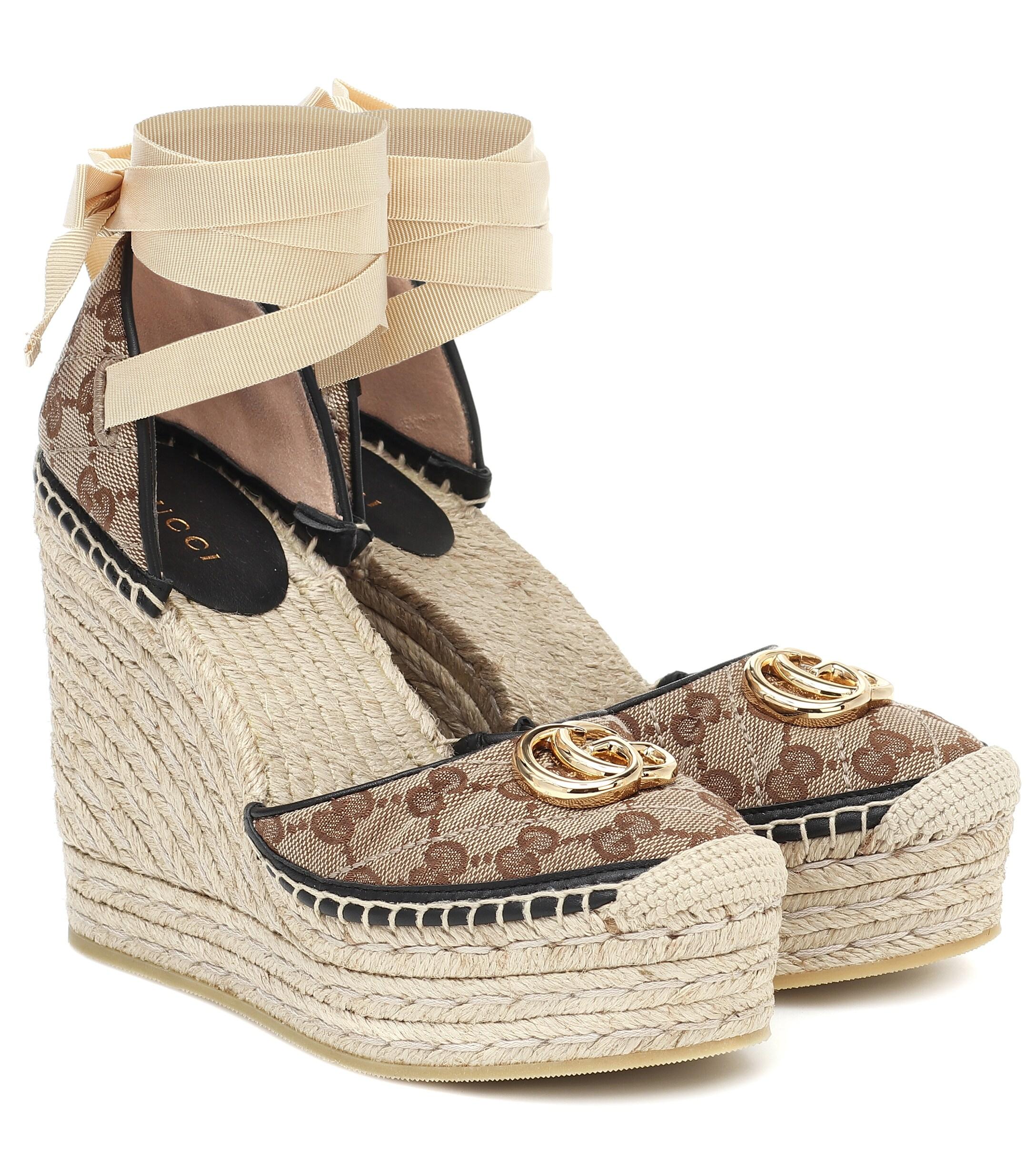 gucci espadrilles wedges