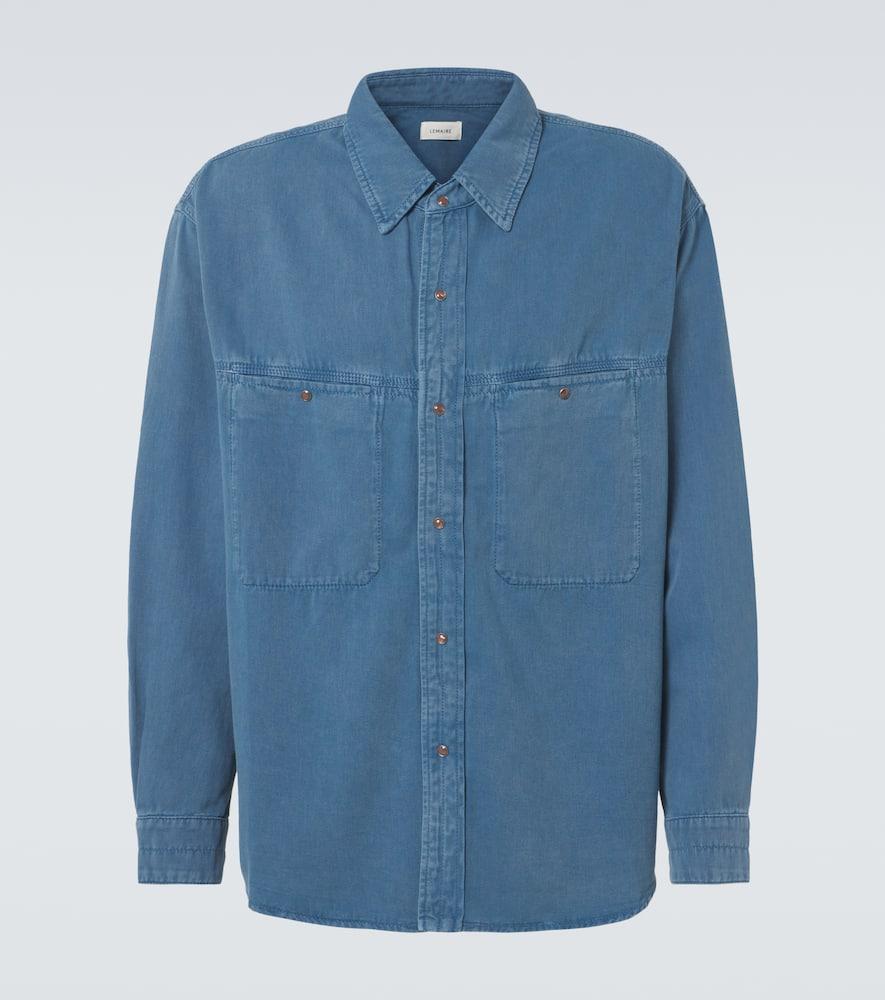 Lemaire Denim Shirt in Blue for Men | Lyst