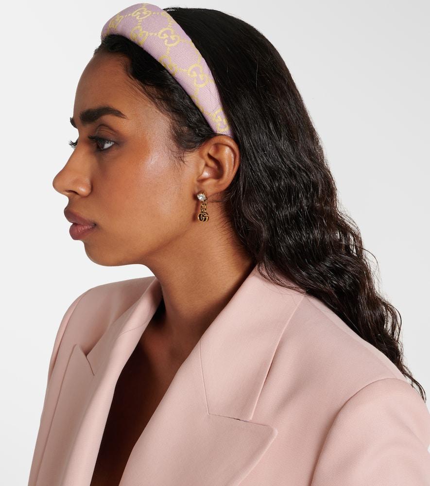 NEW GUCCI HAIRBAND CANVAS PINK YELLOW GG Hairband 100% Authentic Gucci Hair Band | eBay main image 4