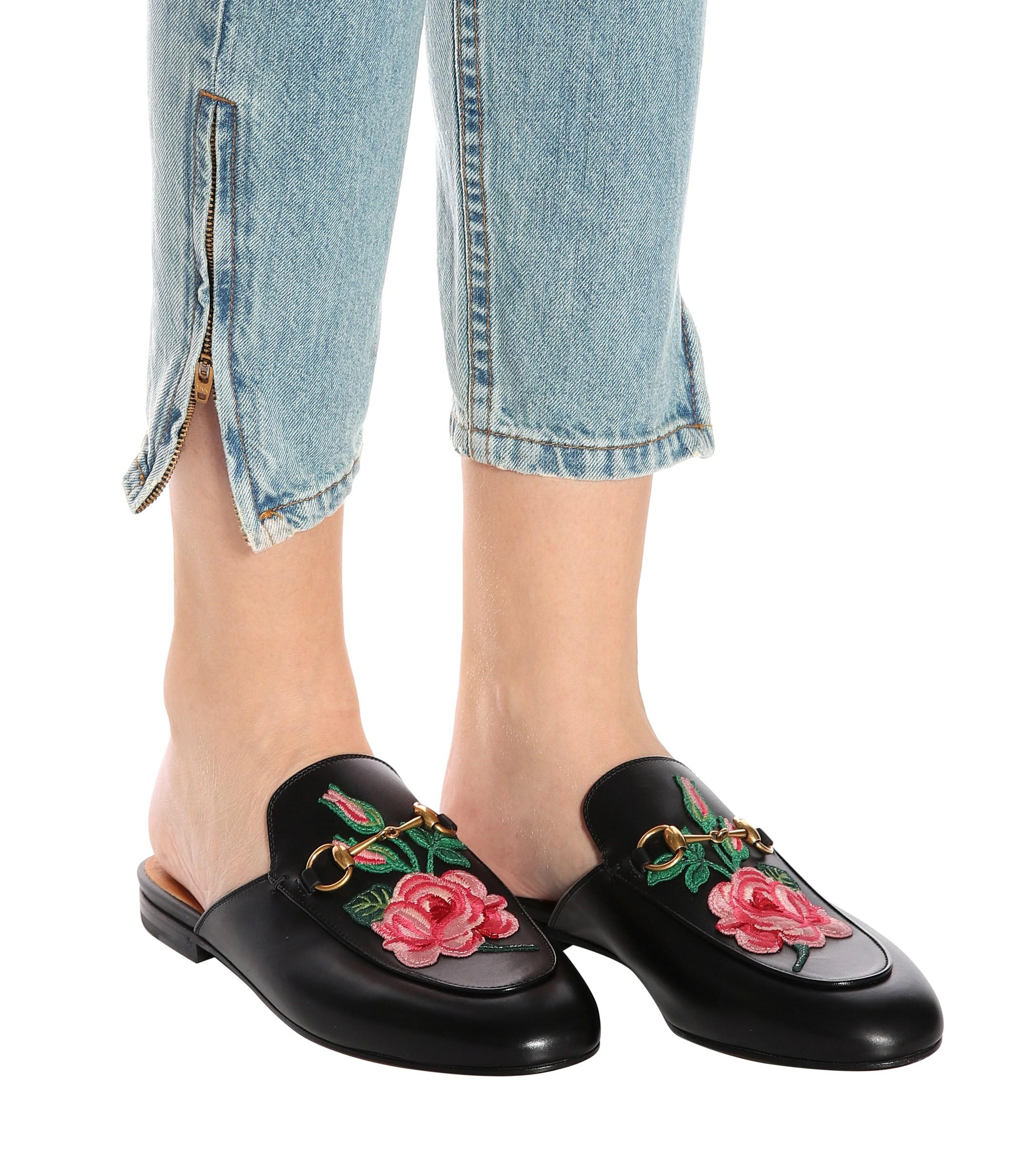 gucci black slippers